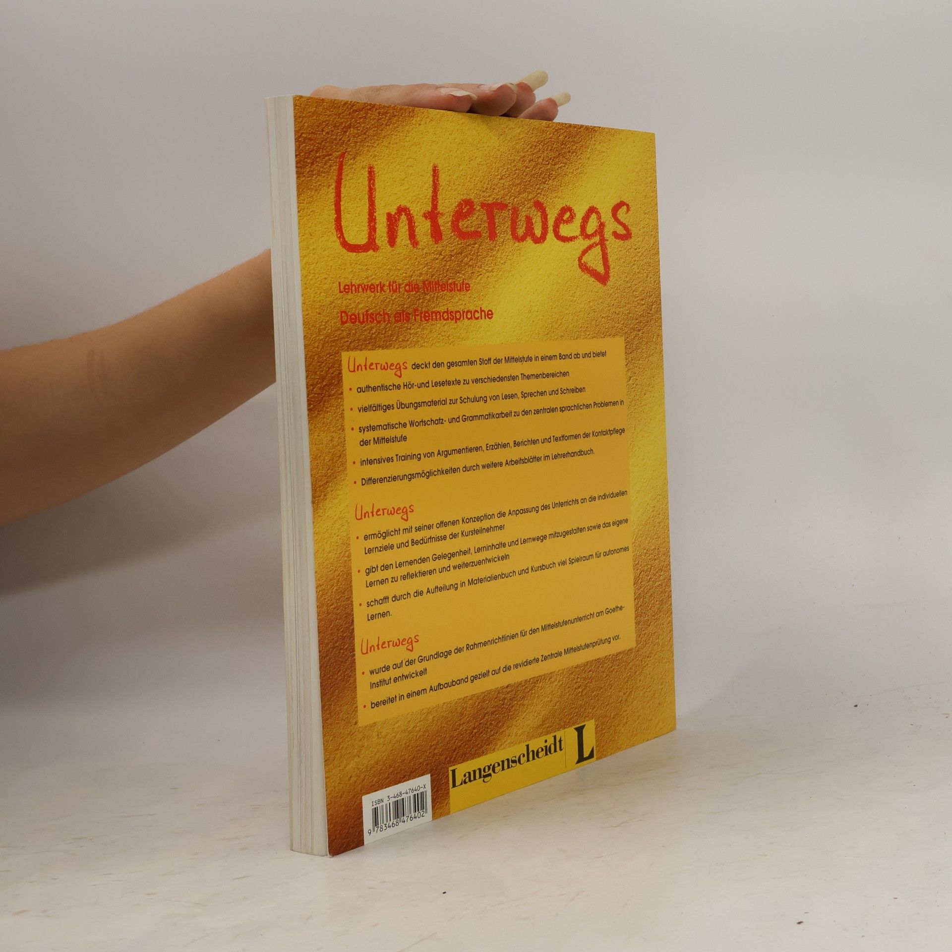 Clemens Bahlmann Unterwegs: Lehrwerk fur die Mittelstufe. Deutsch als Fremdsprache. Materialienbuch