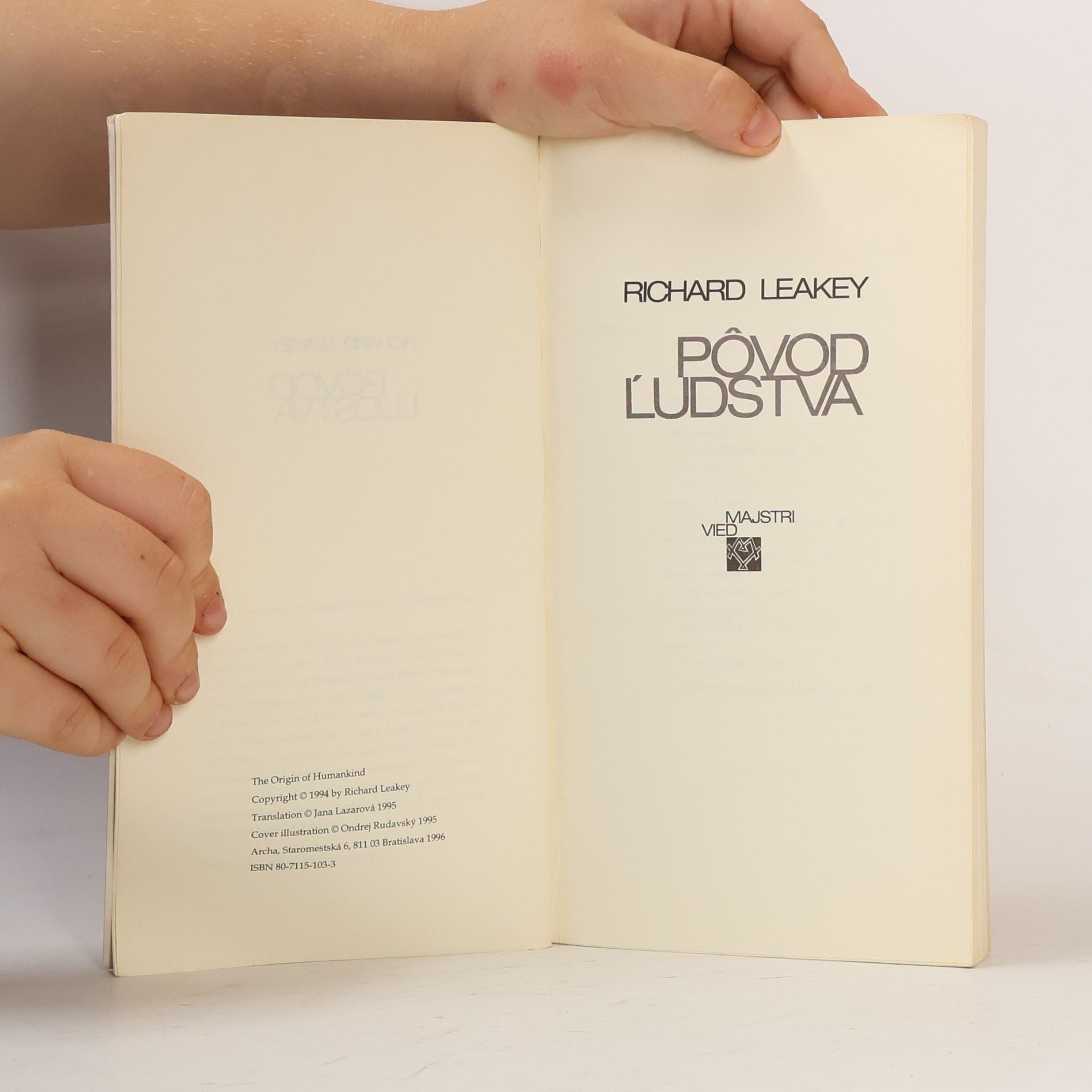 Richard Leakey Pôvod ľudstva