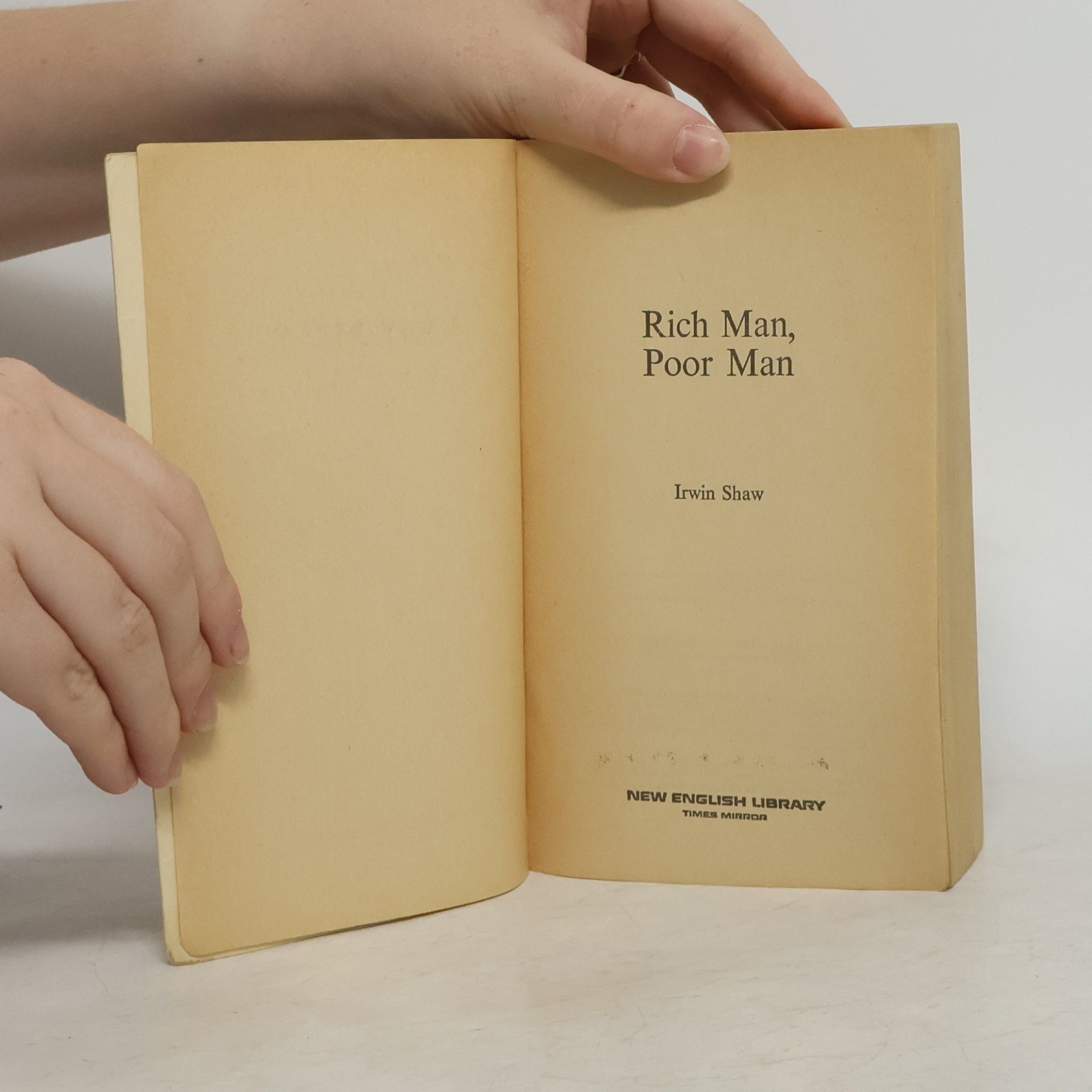 Irwin Shaw Rich Man, Poor Man