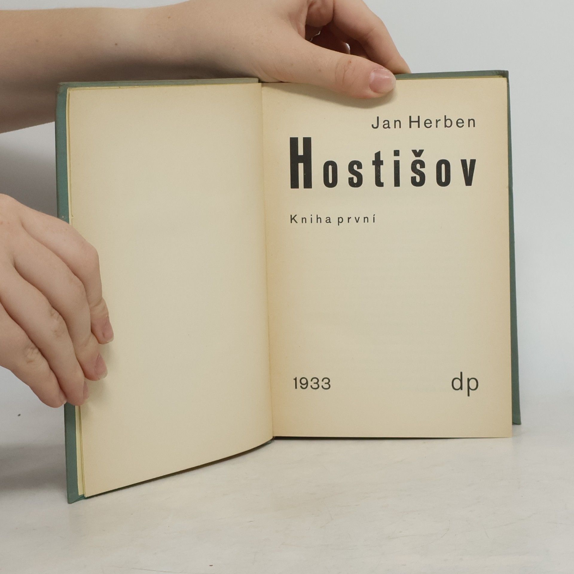 Jan Herben Hostišov. Kniha první