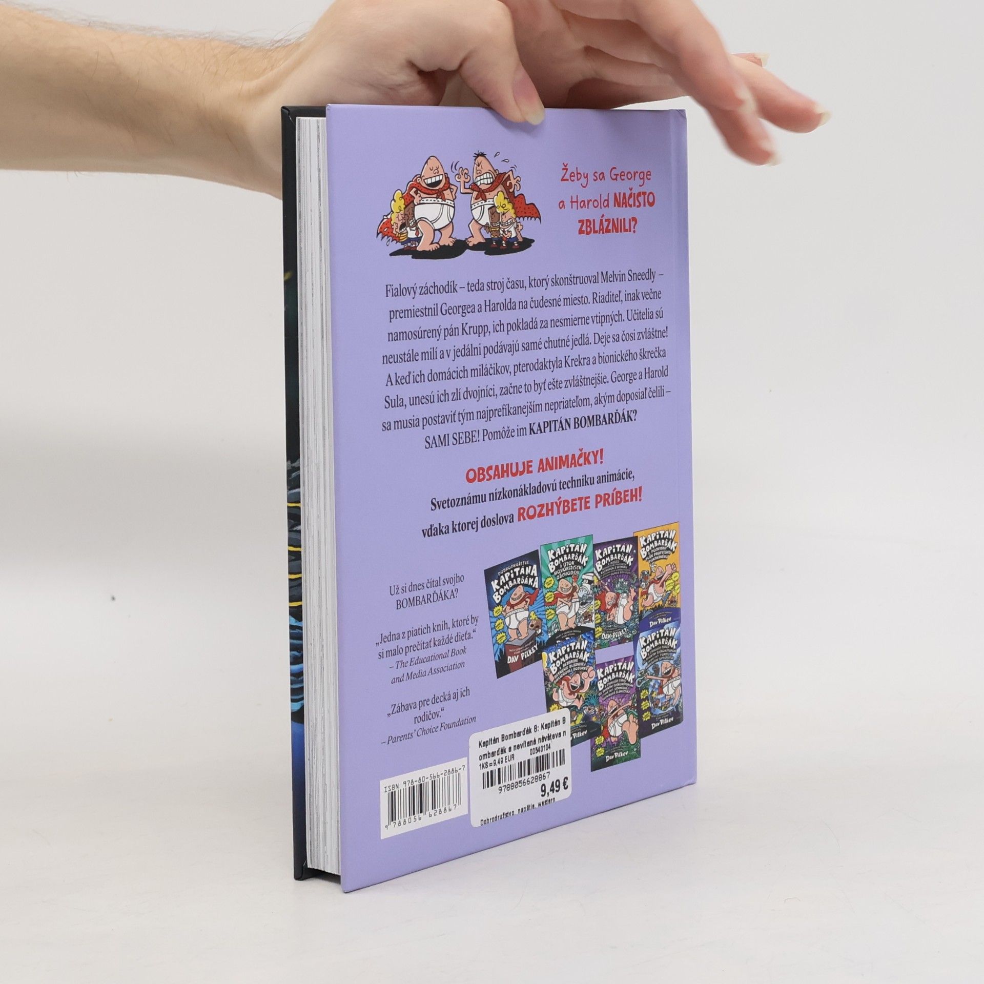 Dav Pilkey Kapitán Bombarďák a nevítaná návšteva nie neznámych naničhodníkov