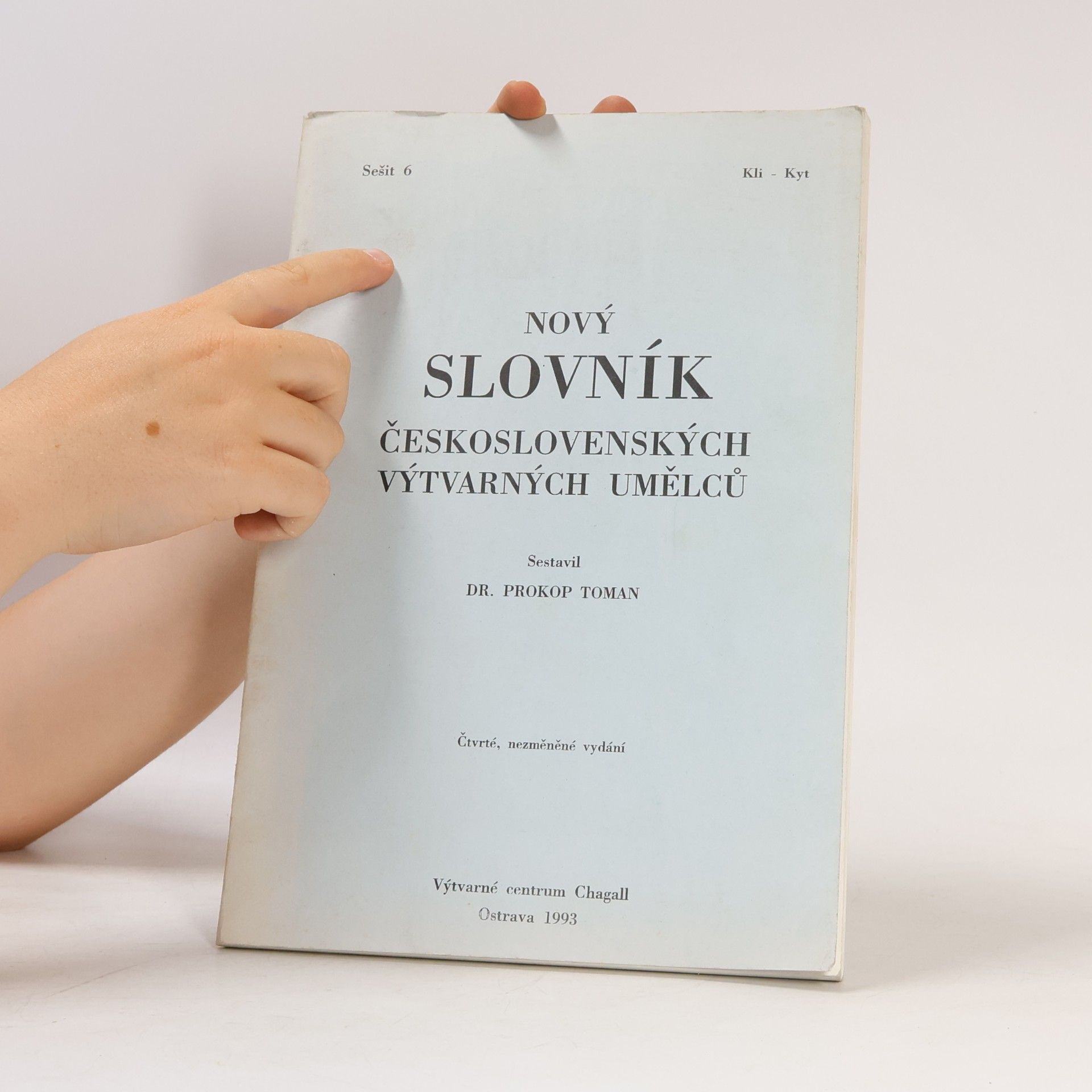 Prokop Toman Nový slovník československých výtvarných umělců 6