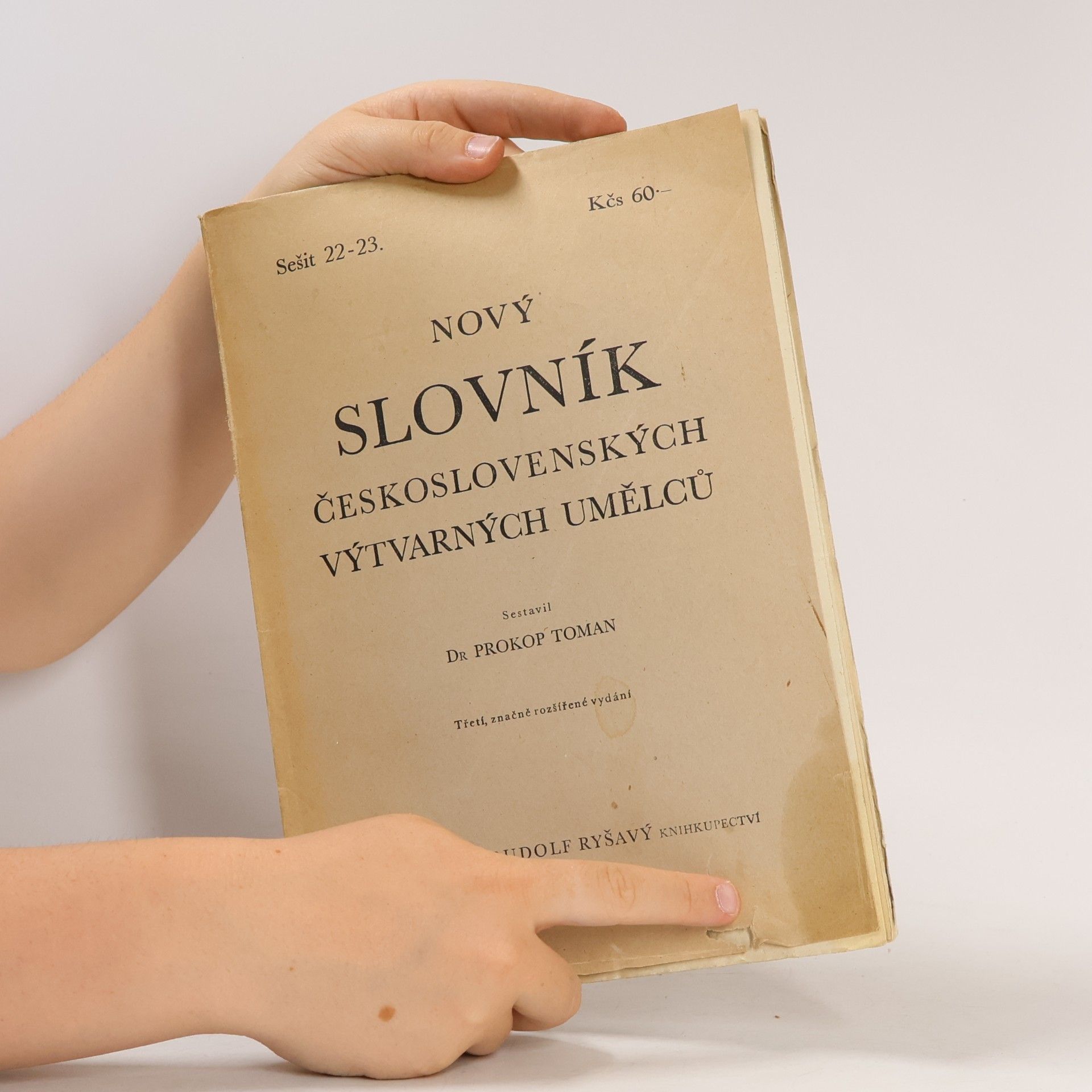 Prokop Toman Nový slovník československých výtvarných umělců 22-23