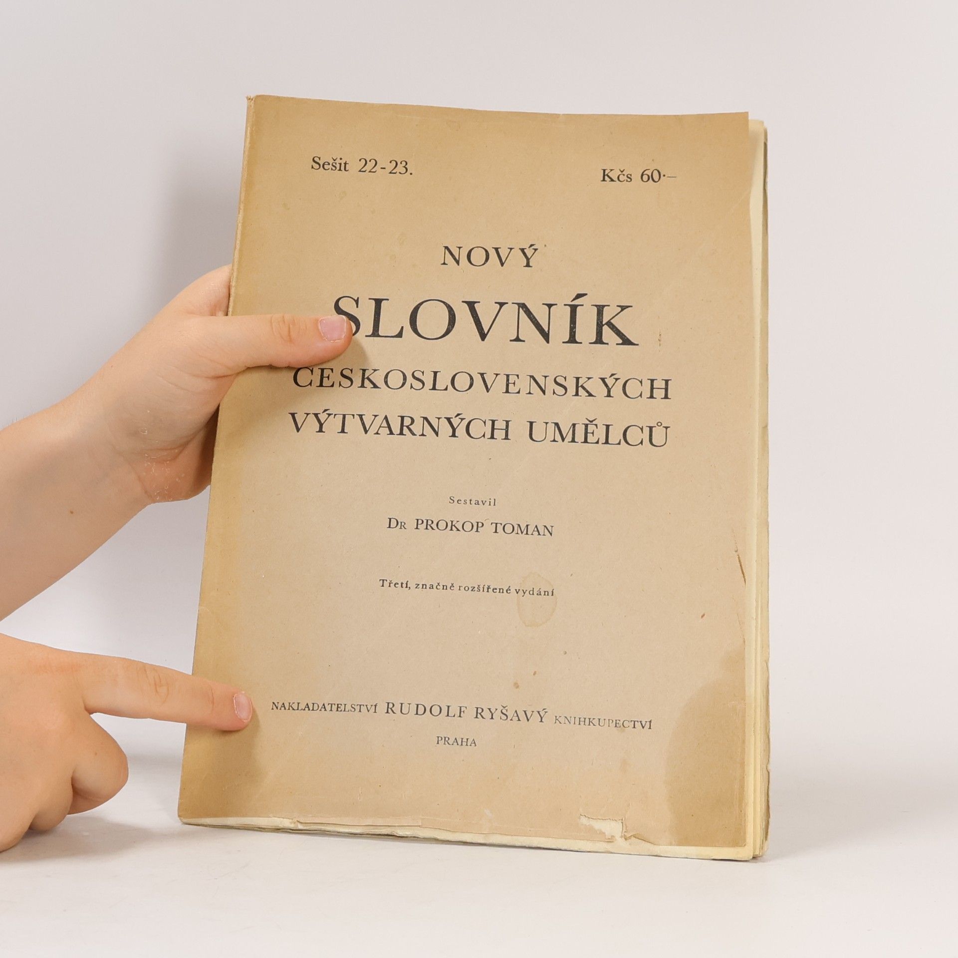 Prokop Toman Nový slovník československých výtvarných umělců 22-23