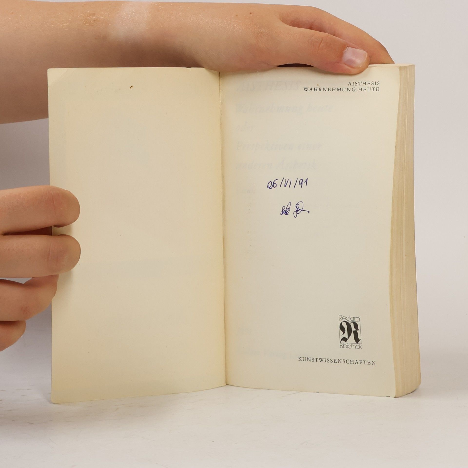 Karlheinz Barck Aisthesis