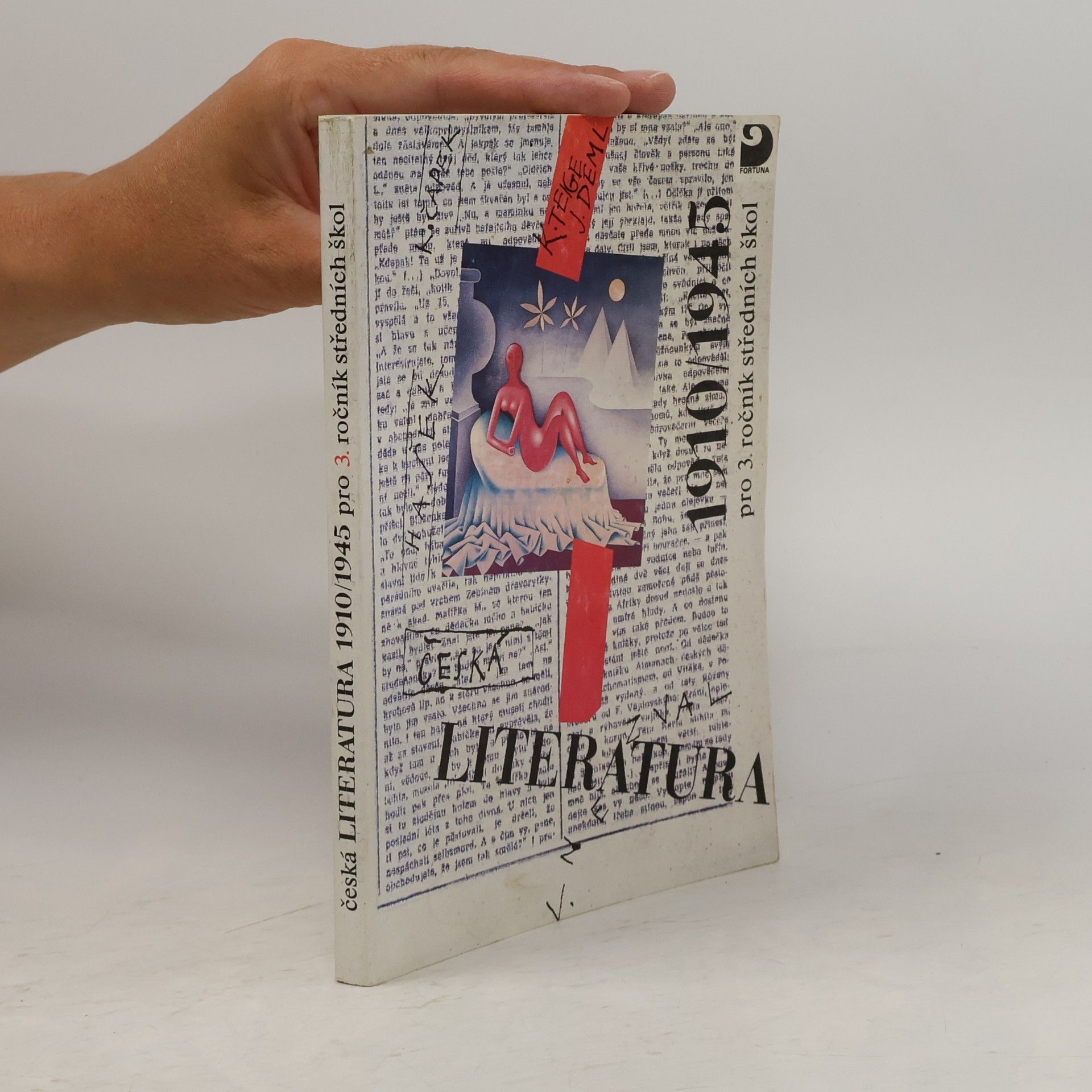 Various authors Česká literatura 1910-1945 pro 3. ročník středních škol
