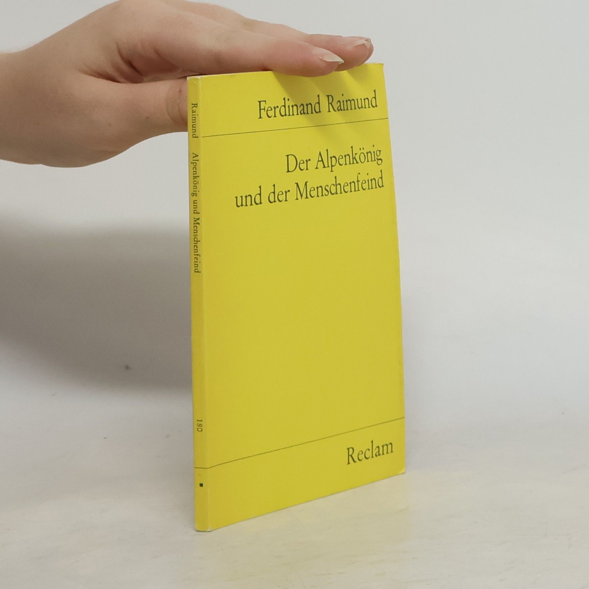 Ferdinand Raimund Der Alpenkönig und der Menschenfeind