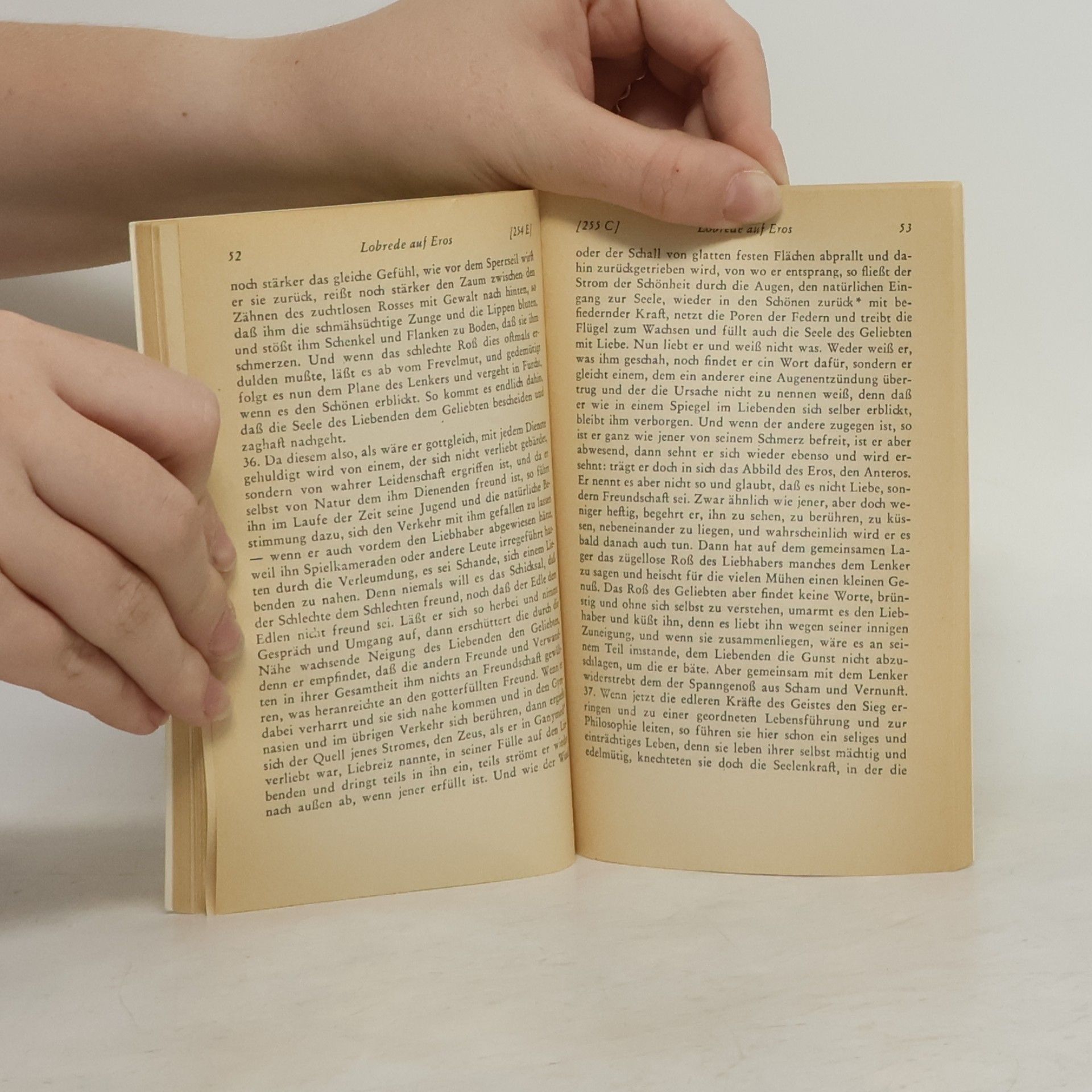 Plato Phaidros oder vom Schönen