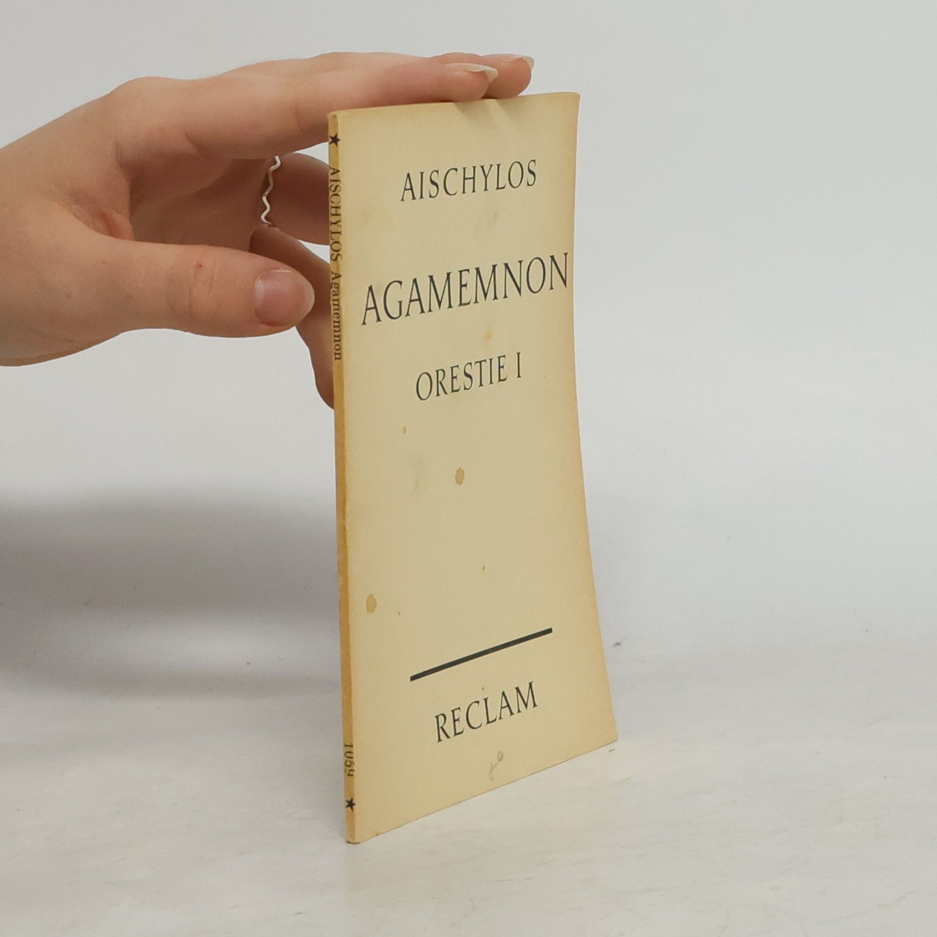 Aischylos Agamemnon; Orestie I