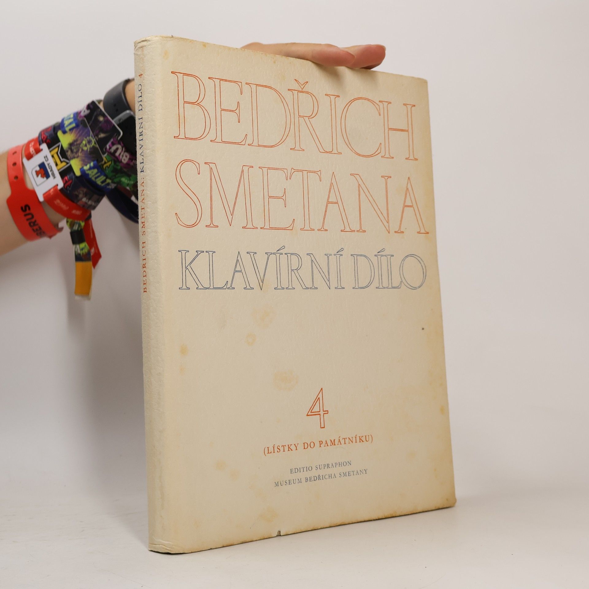 Klavírní dílo Bedřicha Smetany. Svazek 4. Lístky do památníku