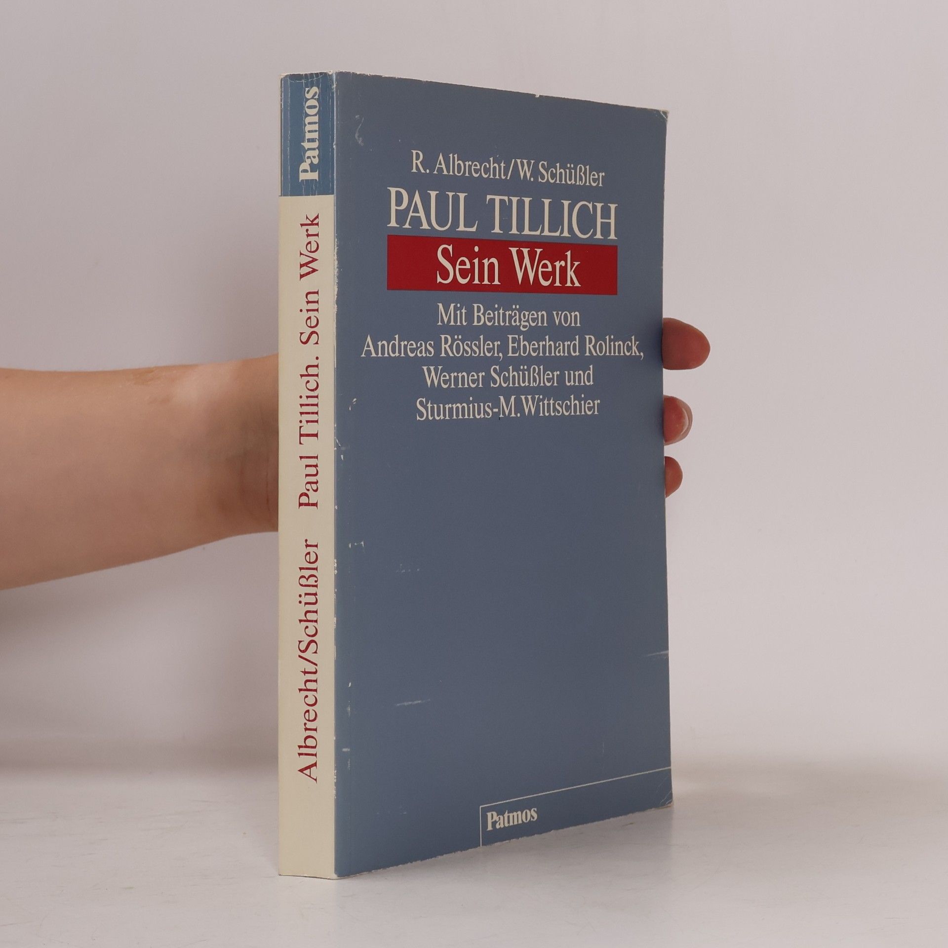 Sturmius-M. Wittscher Paul Tillich, sein Werk
