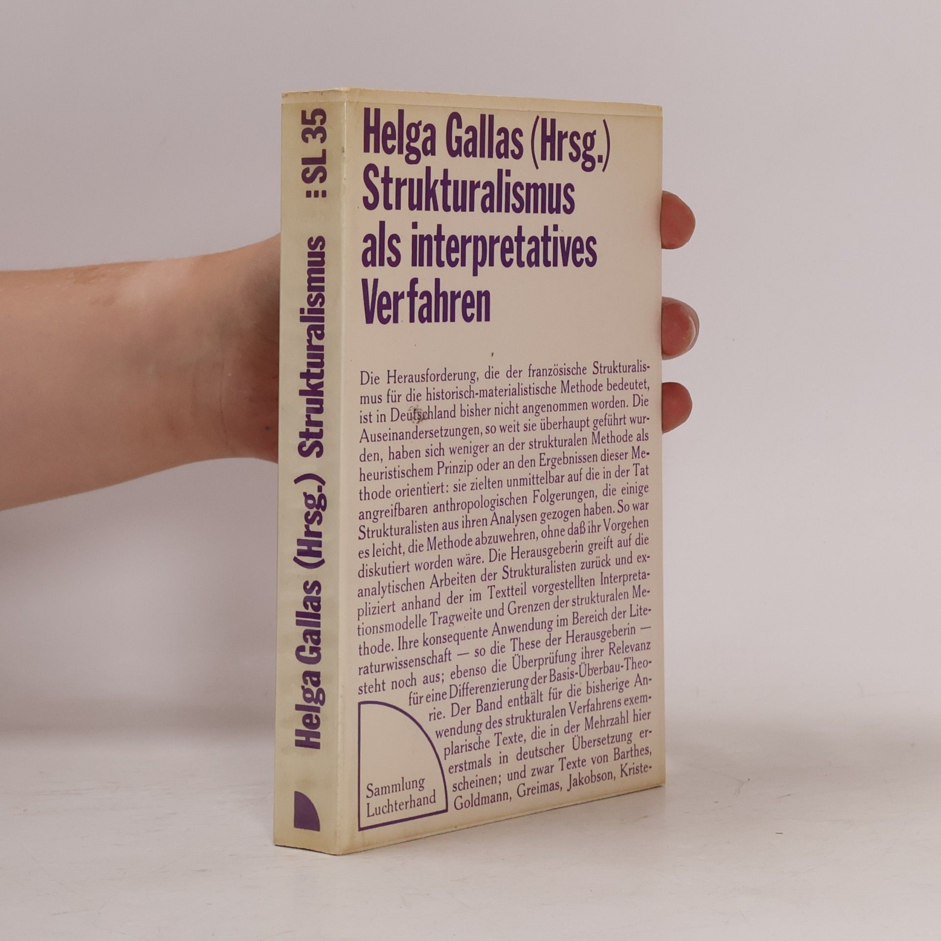 Strukturalismus als interpretatives Verfahren