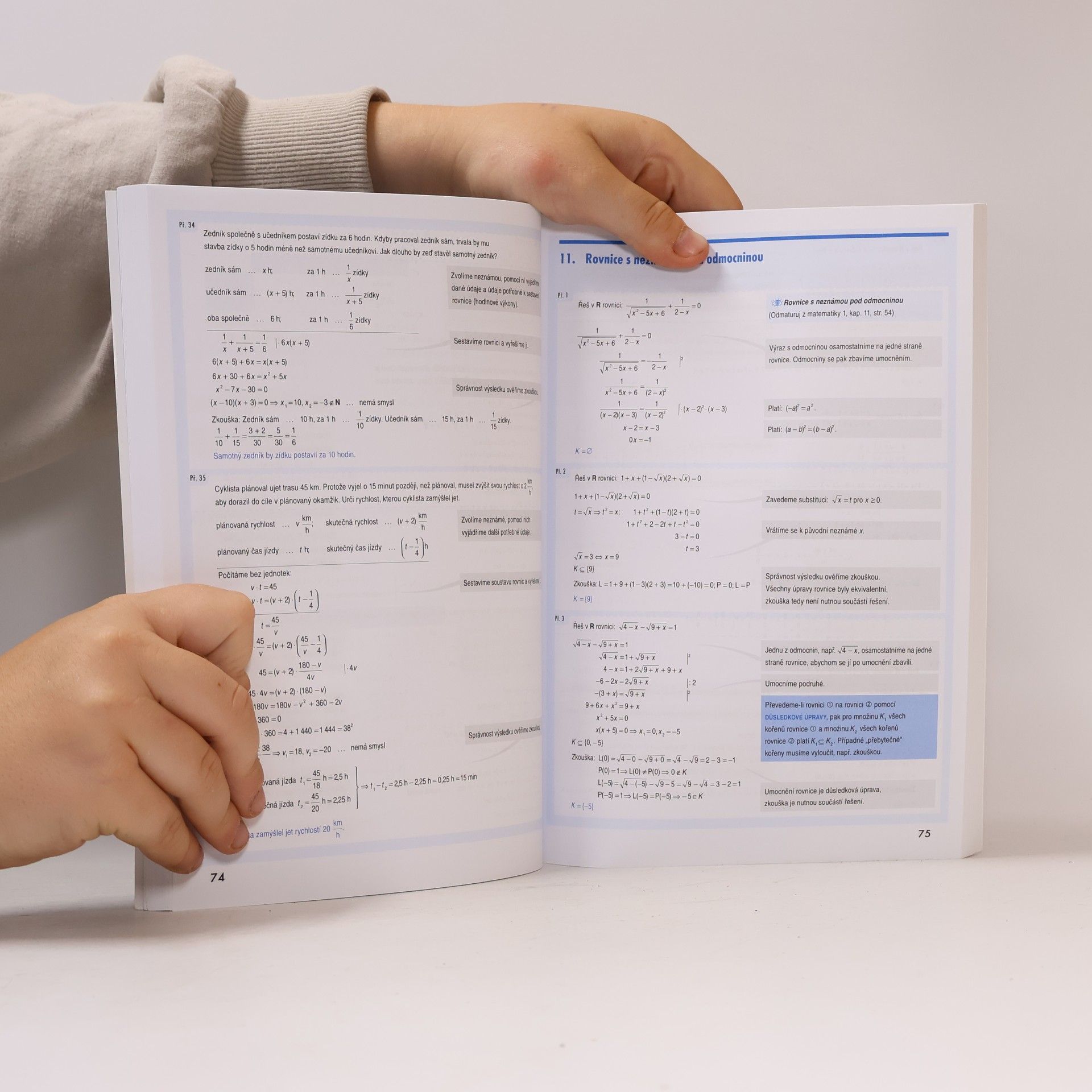 Pavel Boucník Odmaturuj! z matematiky 3. Sbírka řešených příkladů.