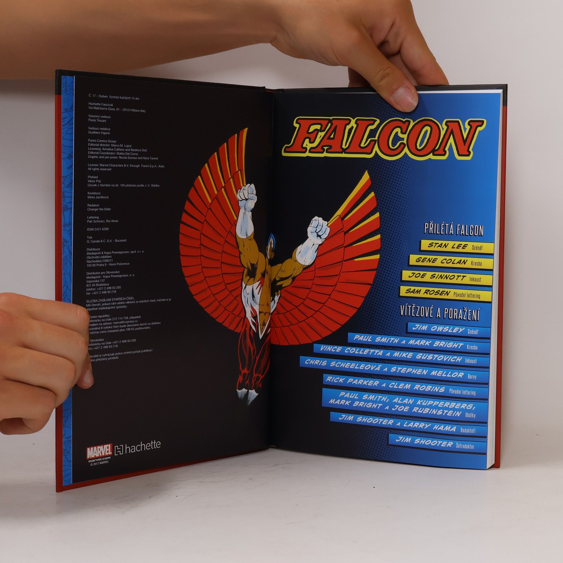 Stan Lee Nejmocnější hrdinové Marvelu. 17. Falcon