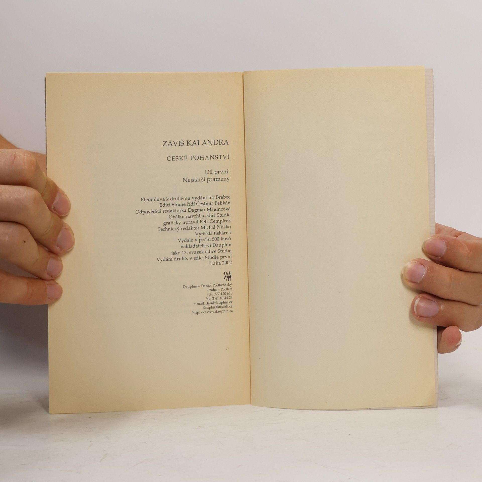 Jiří Brabec České pohanství I. Nejstarší prameny