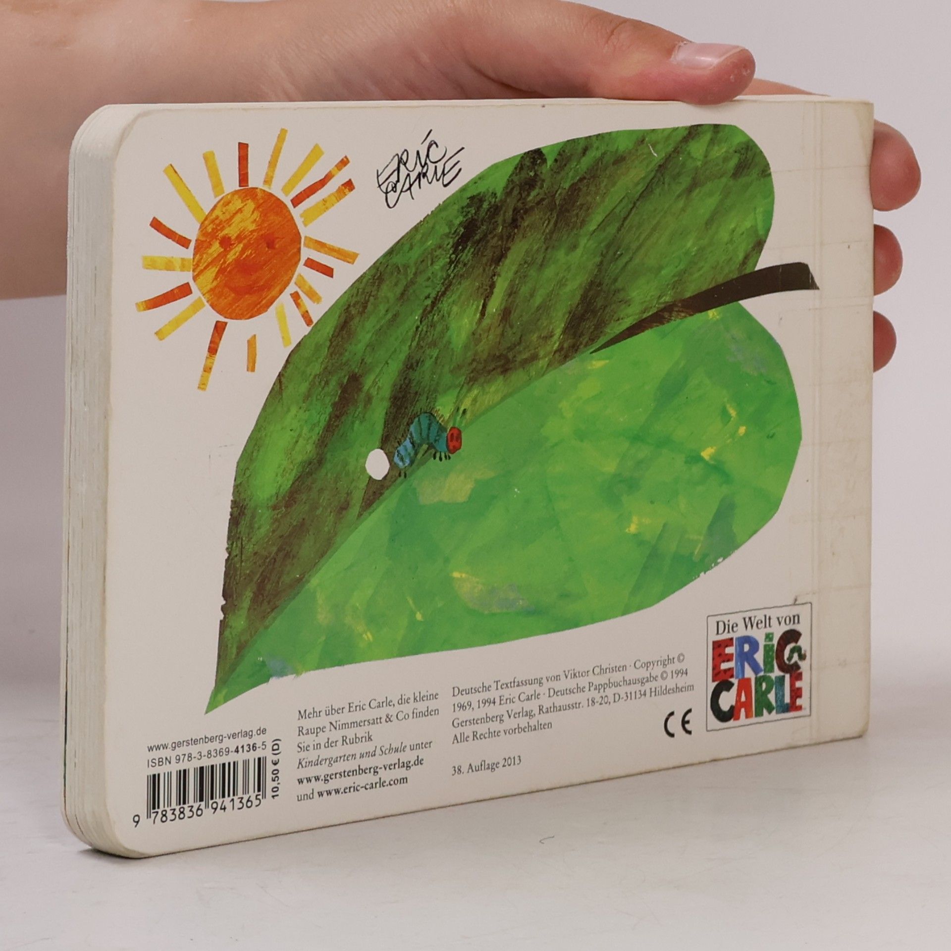 Eric Carle Die kleine Raupe Nimmersatt. Spielbilderbuch