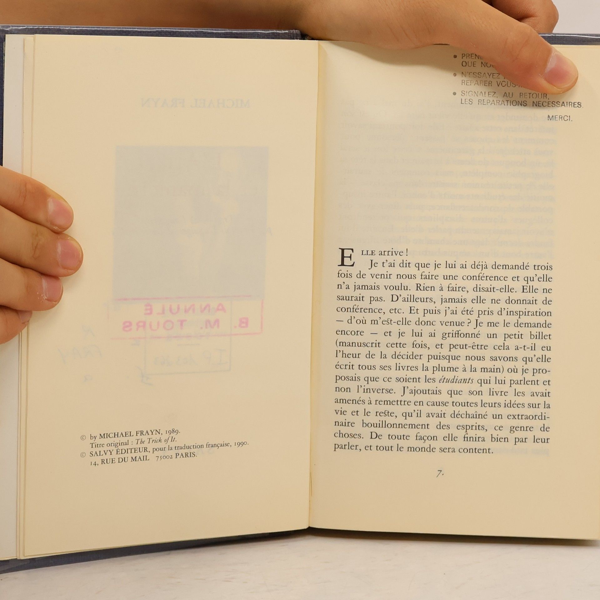 Michael Frayn L'Art et la manière