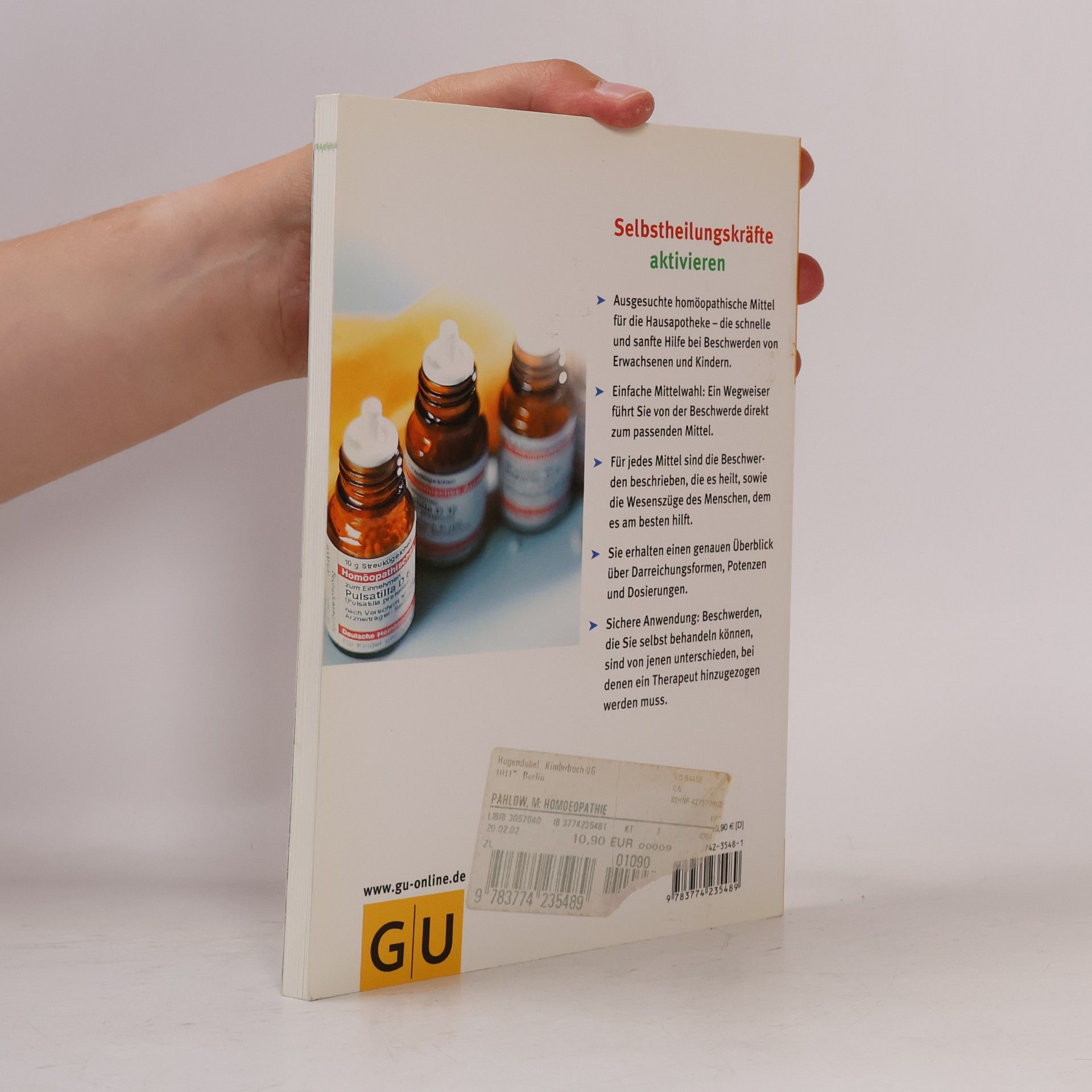 Mannfried Pahlow Homöopathie. Natürliche Selbsthilfe
