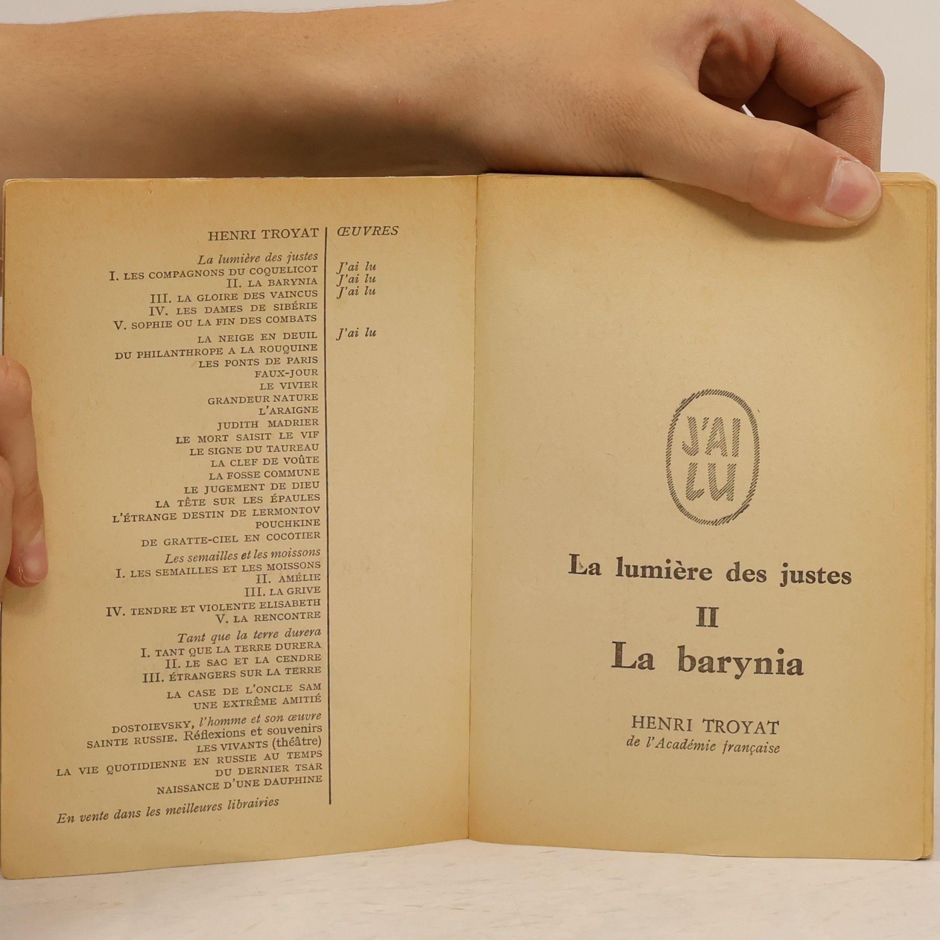 Henri Troyat La Barynia