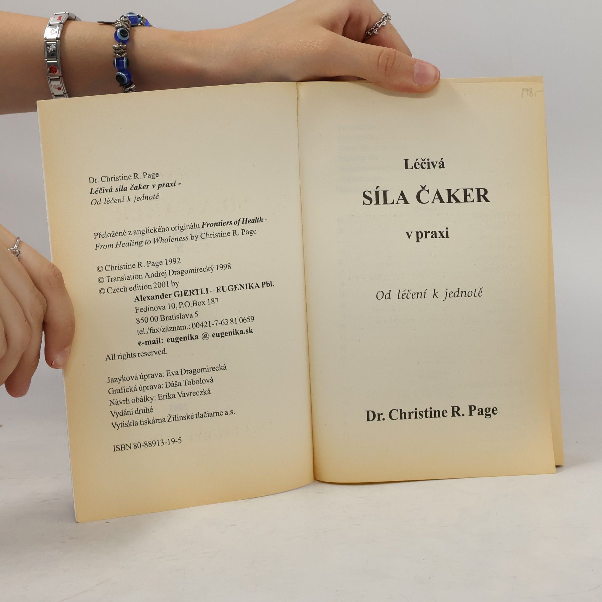 Christine R. Page Léčivá síla čaker v praxi