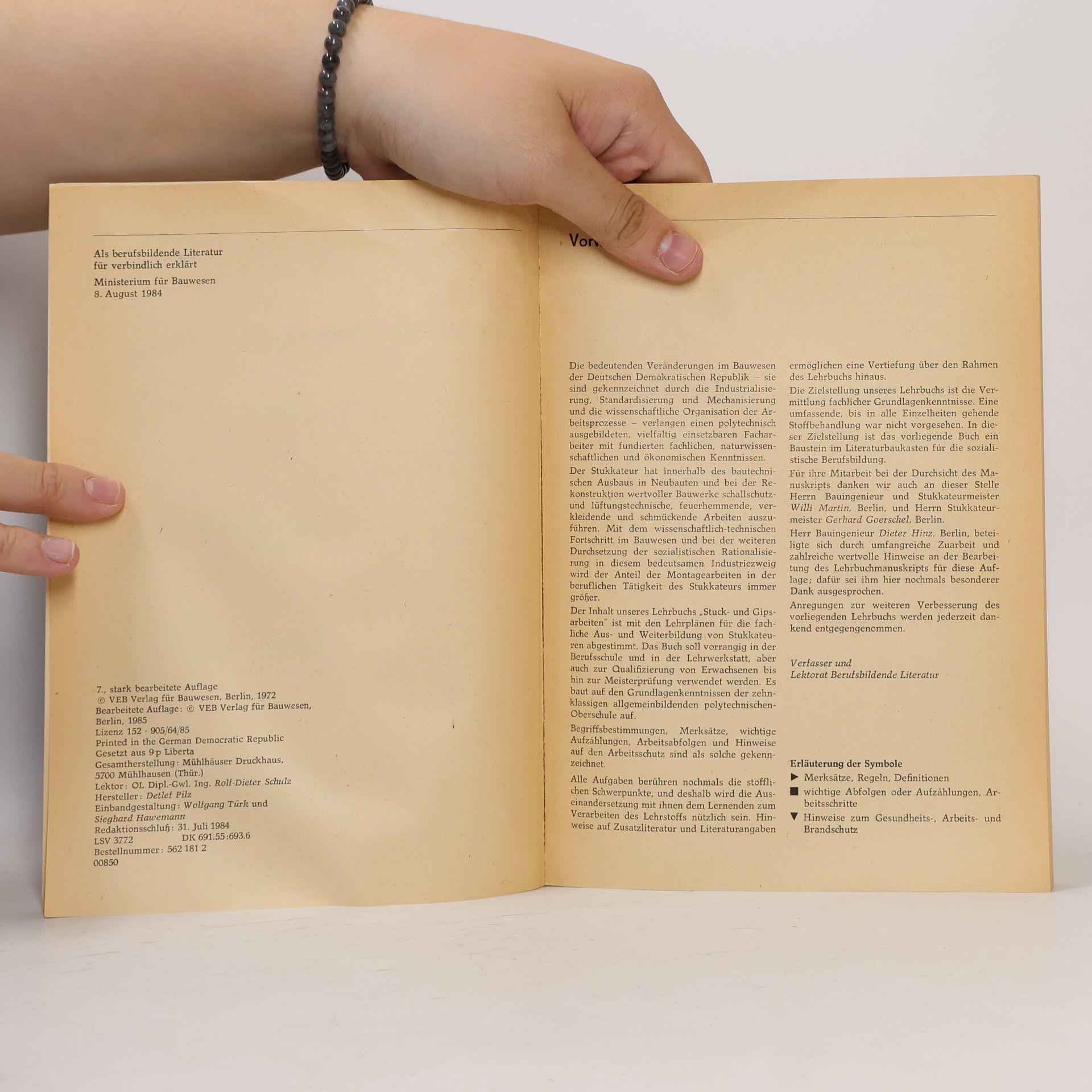 Horst Wilcke Lehrbuch Stuck-und Gipsarbeiten