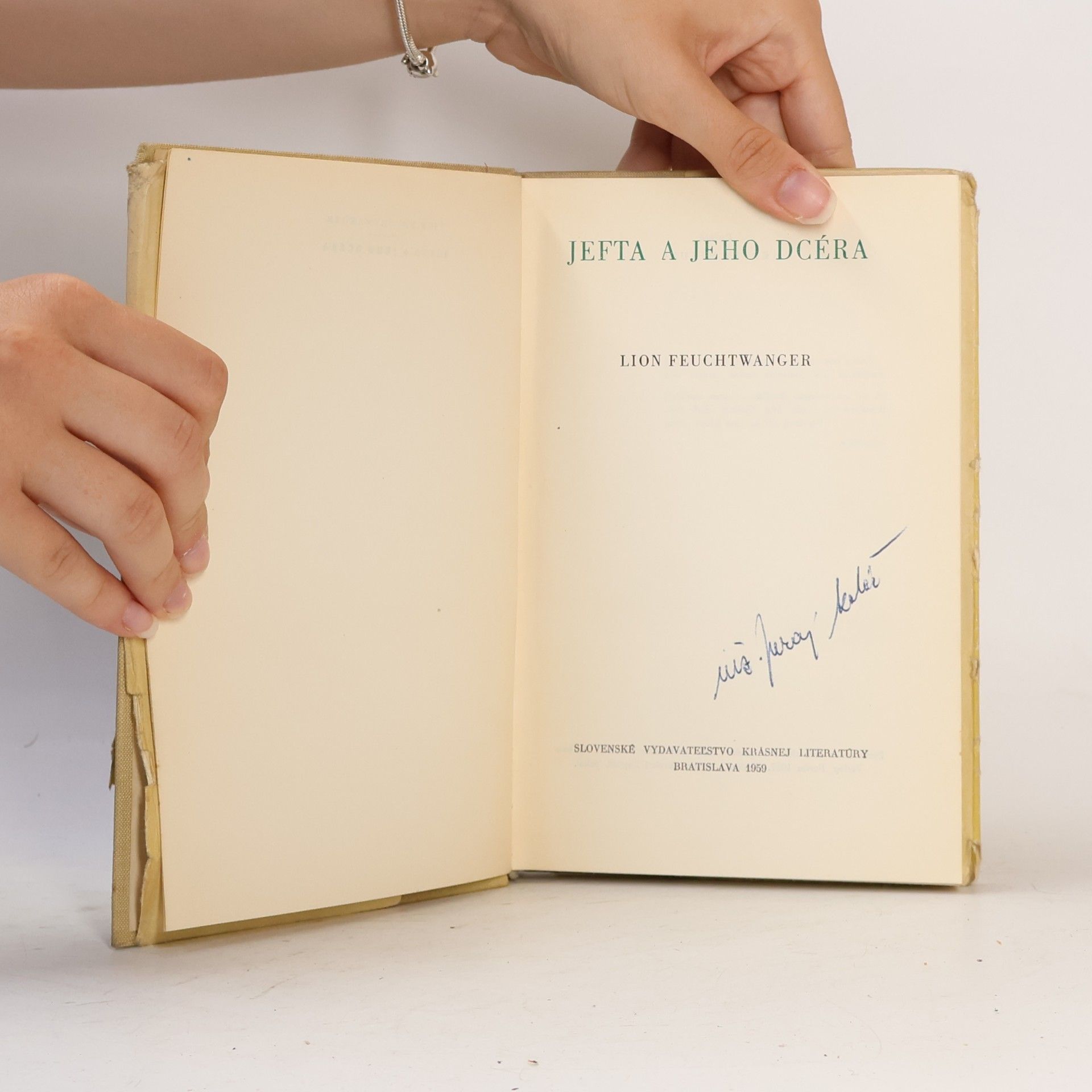 Lion Feuchtwanger Jefta a jeho dcéra