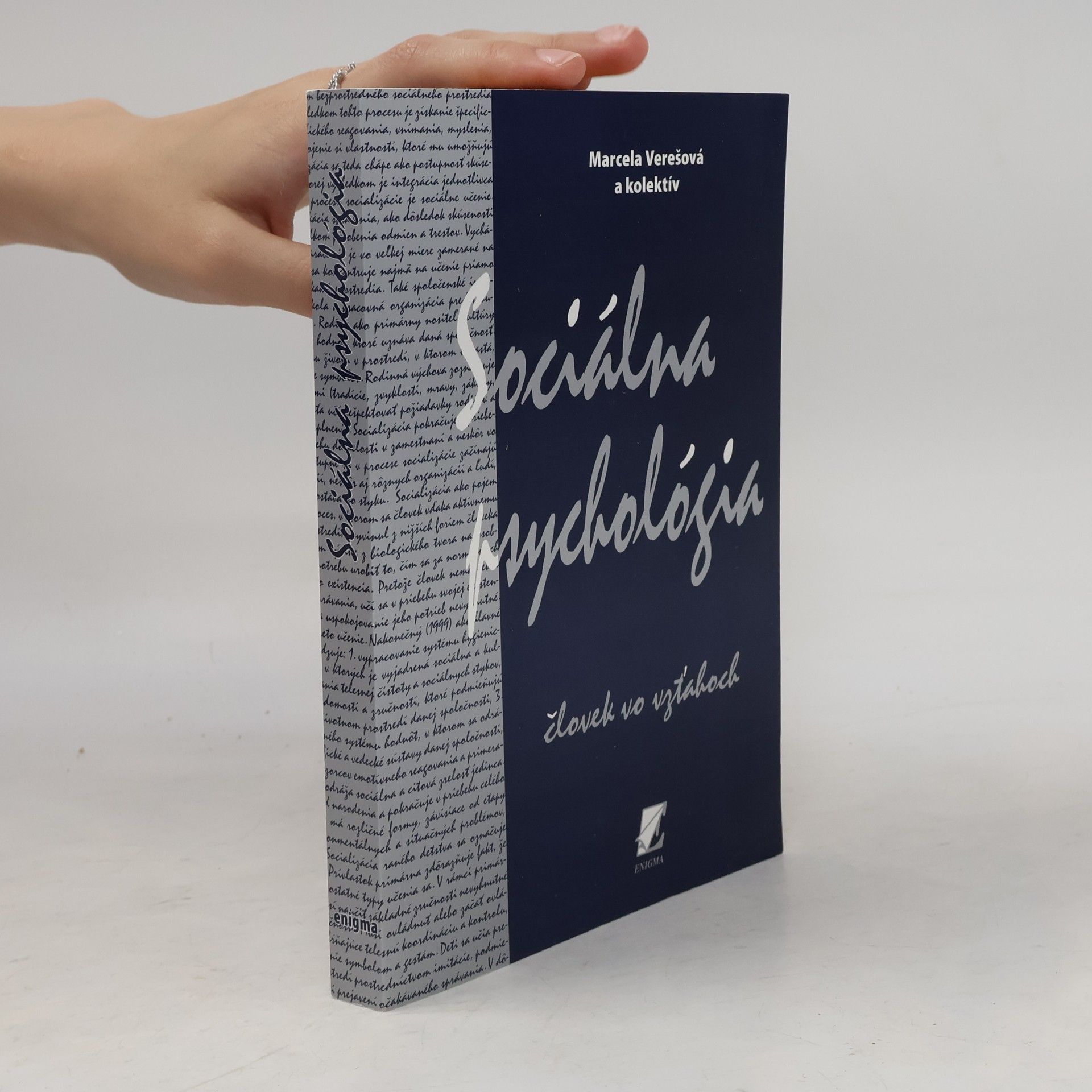 Marcela Verešová Sociálna psychológia : človek vo vzťahoch