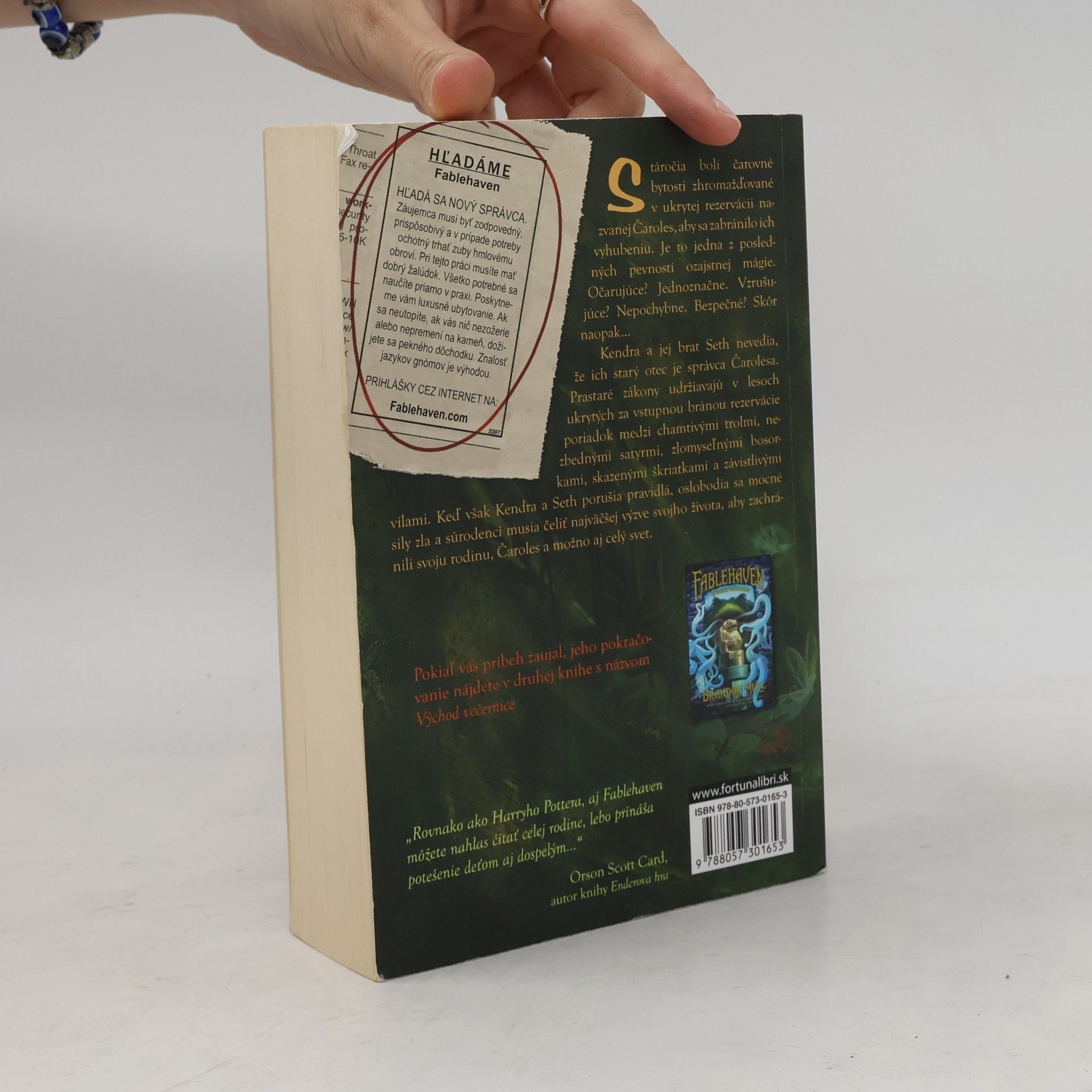 Brandon Mull Fablehaven 1. Čaroles