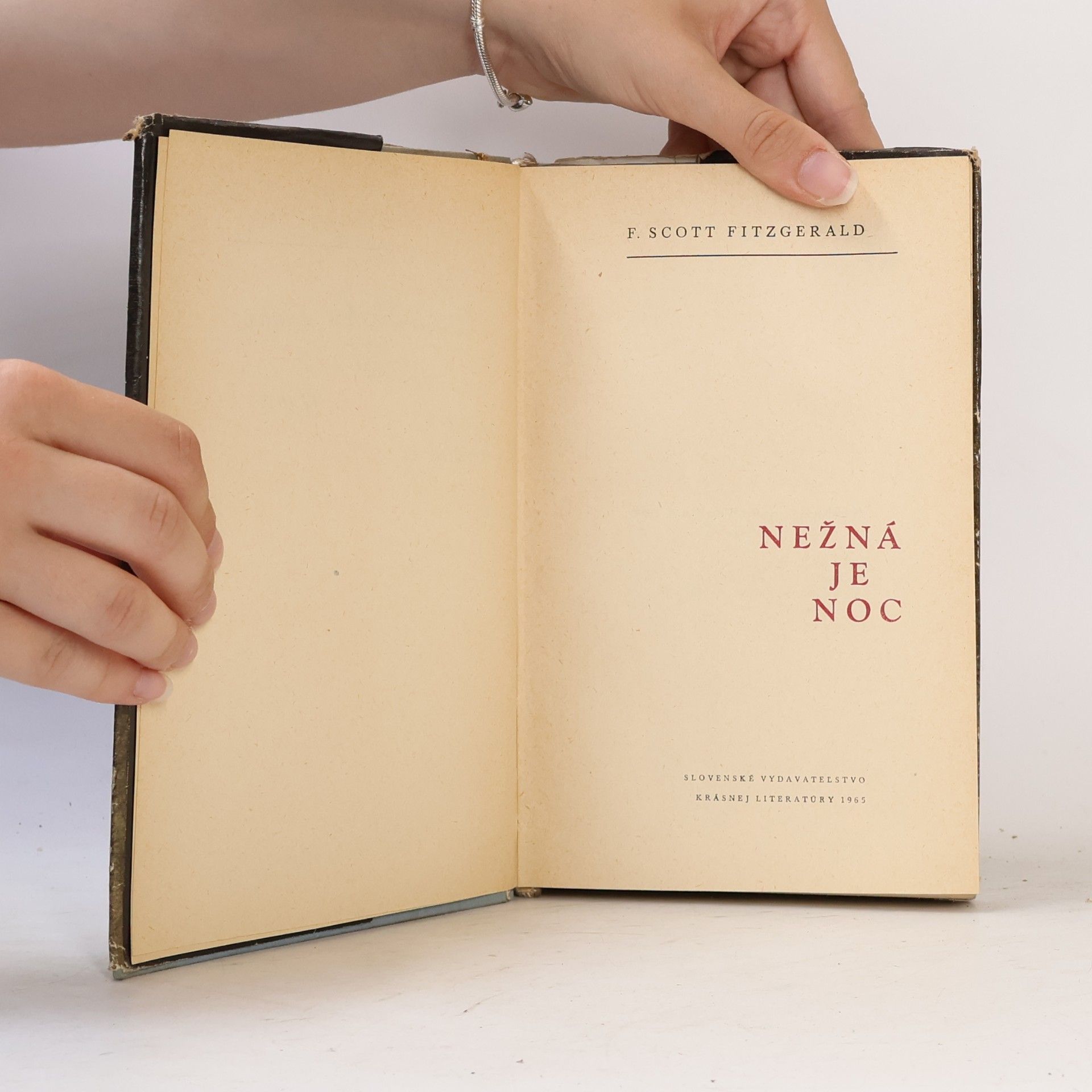 Francis Scott Fitzgerald Něžná je noc