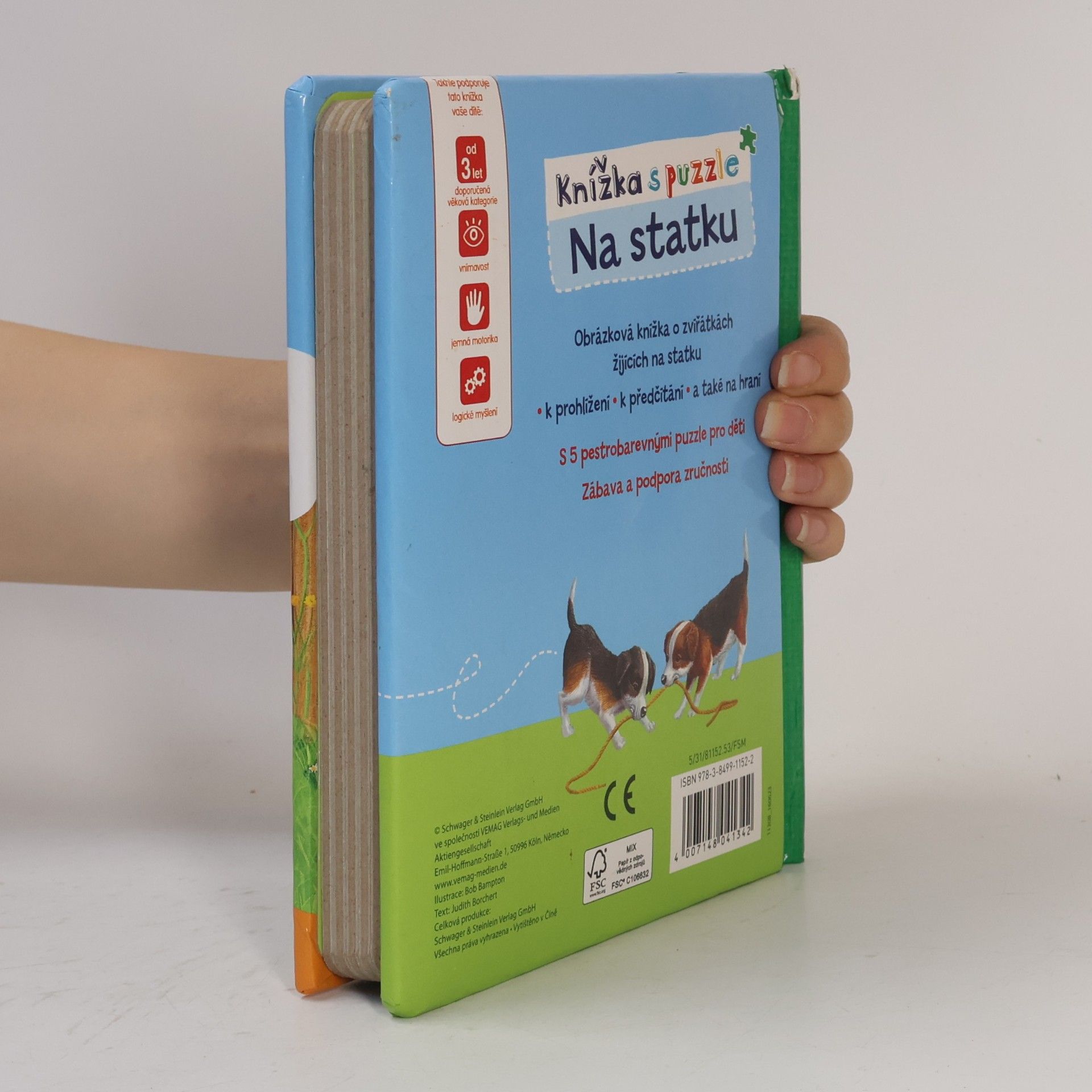 Kolektiv autorů Na statku - knížka s puzzle