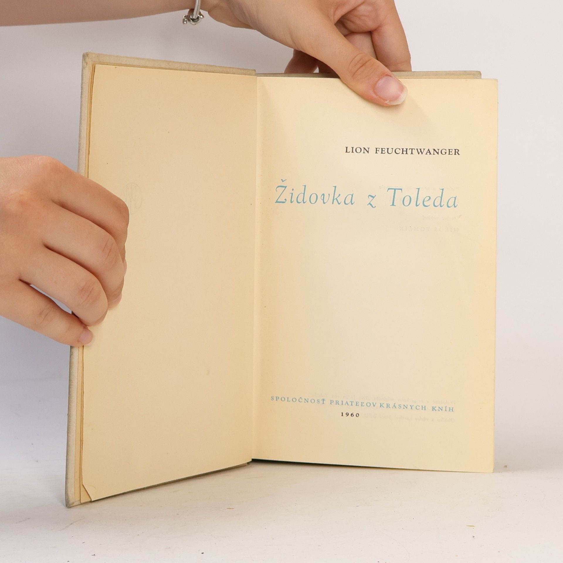 Lion Feuchtwanger Židovka z Toleda