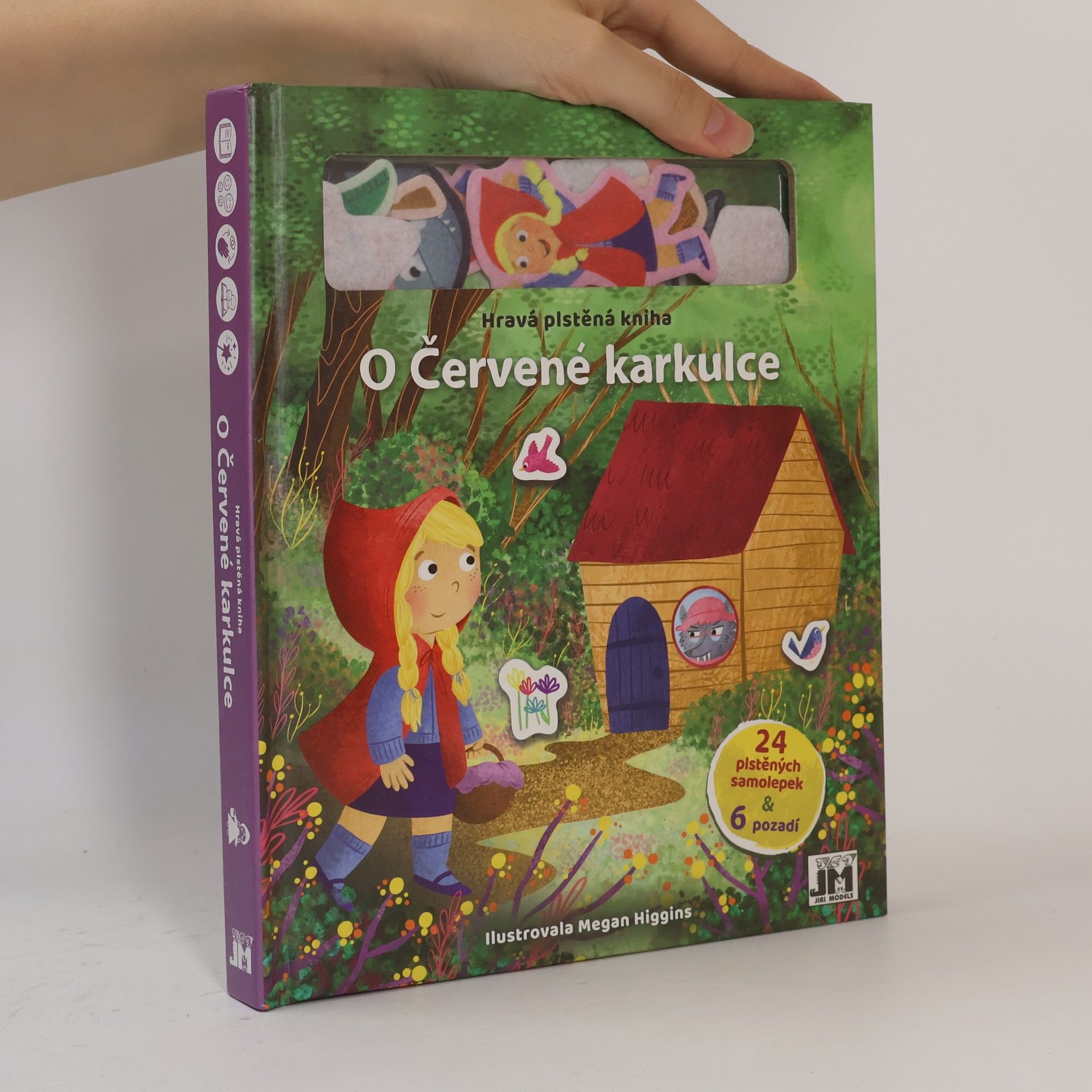 Kolektiv autorů Hravá plstěná kniha. O Červené karkulce