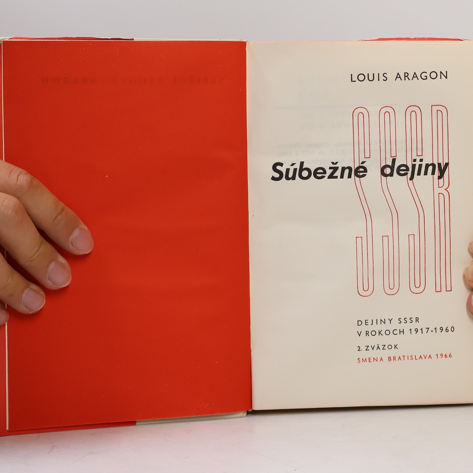 Louis Aragon Súbežné dejiny SSSR II