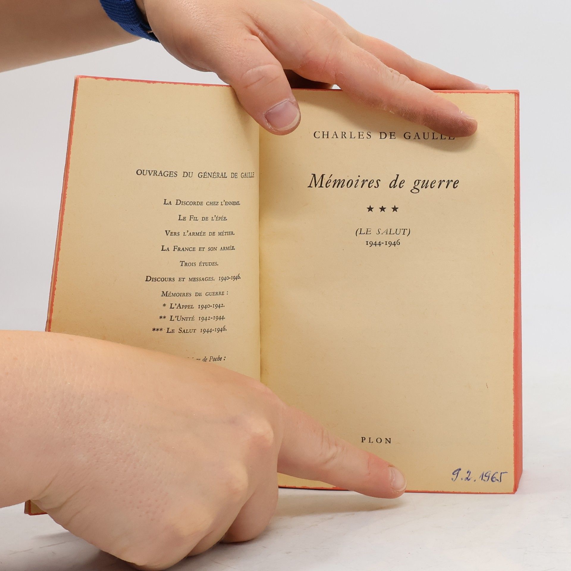 Charles de Gaulle Mémoires de guerre. Le salut 1944-1946