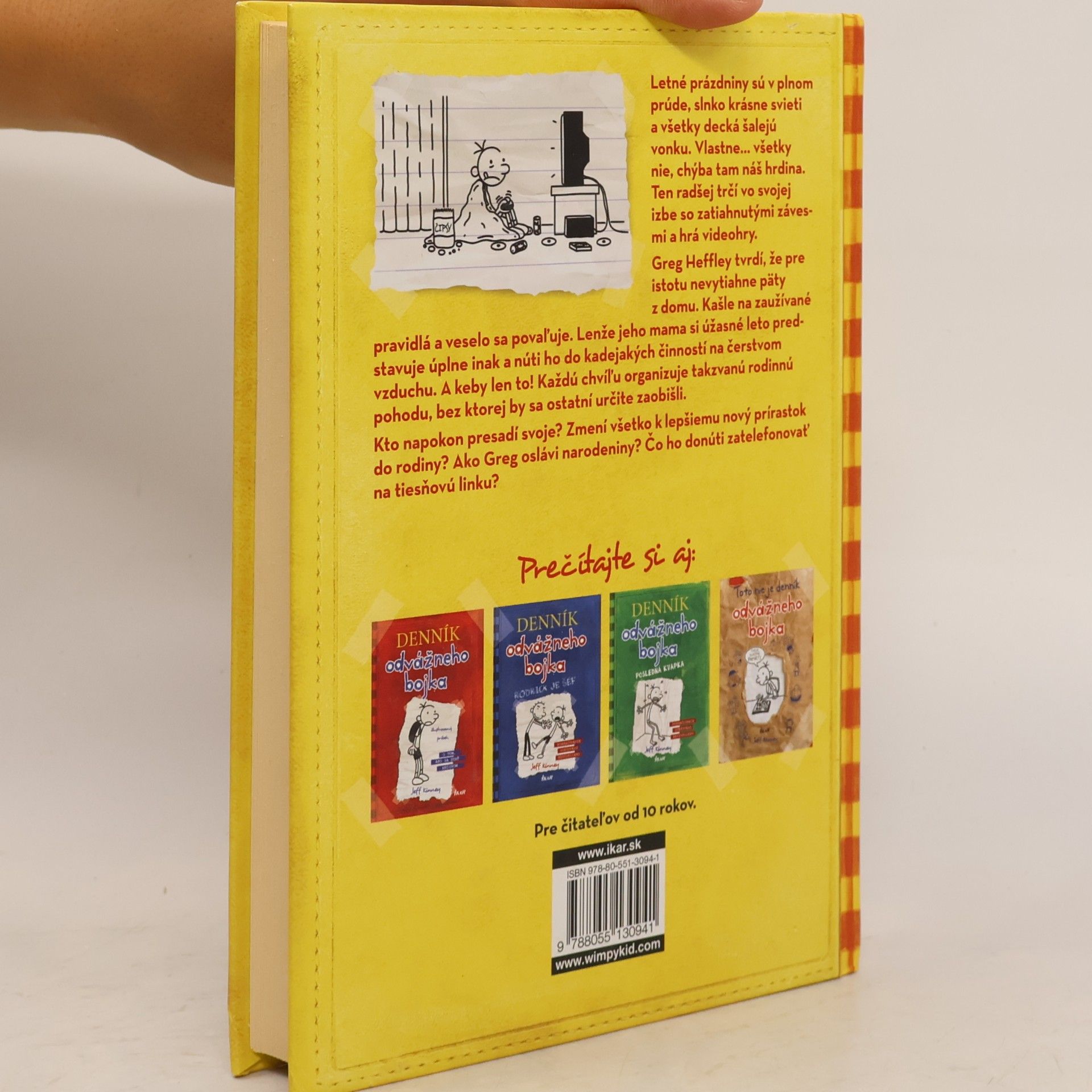 Jeff Kinney Denník odvážneho bojka 4: Prázdniny pod psa