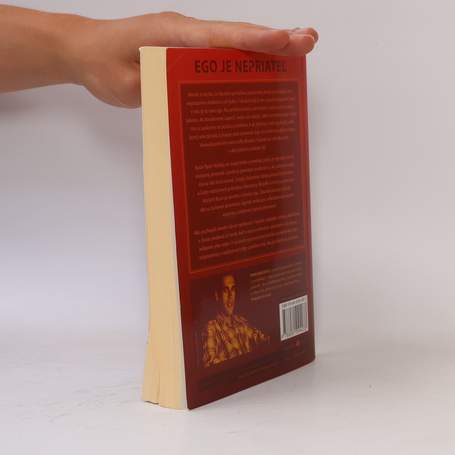 Ryan Holiday Ego je nepriateľ