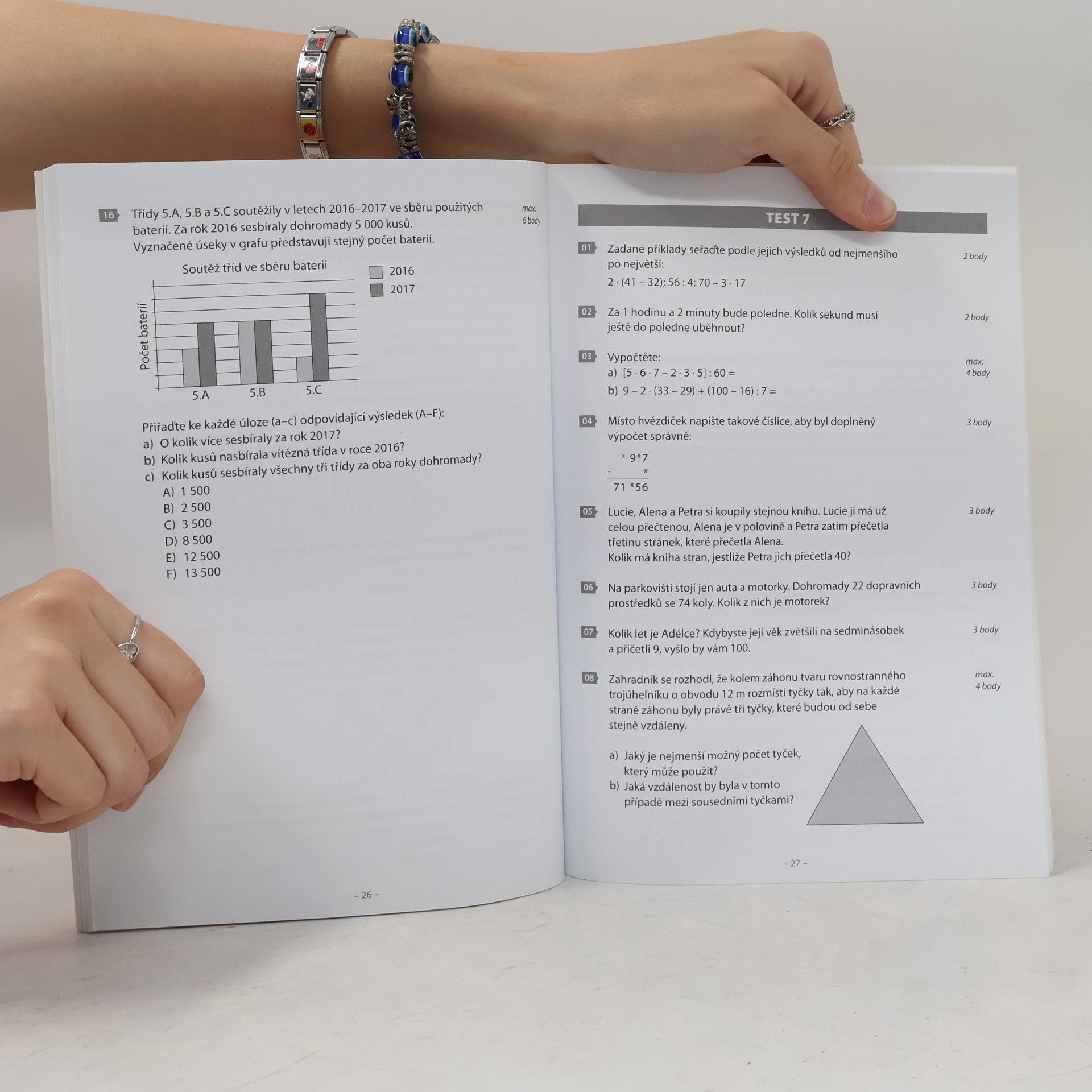 Martin Dytrych Testy pro páťáky k jednotným přijímacím zkouškám na osmiletá gymnázia : matematika : 320 úloh