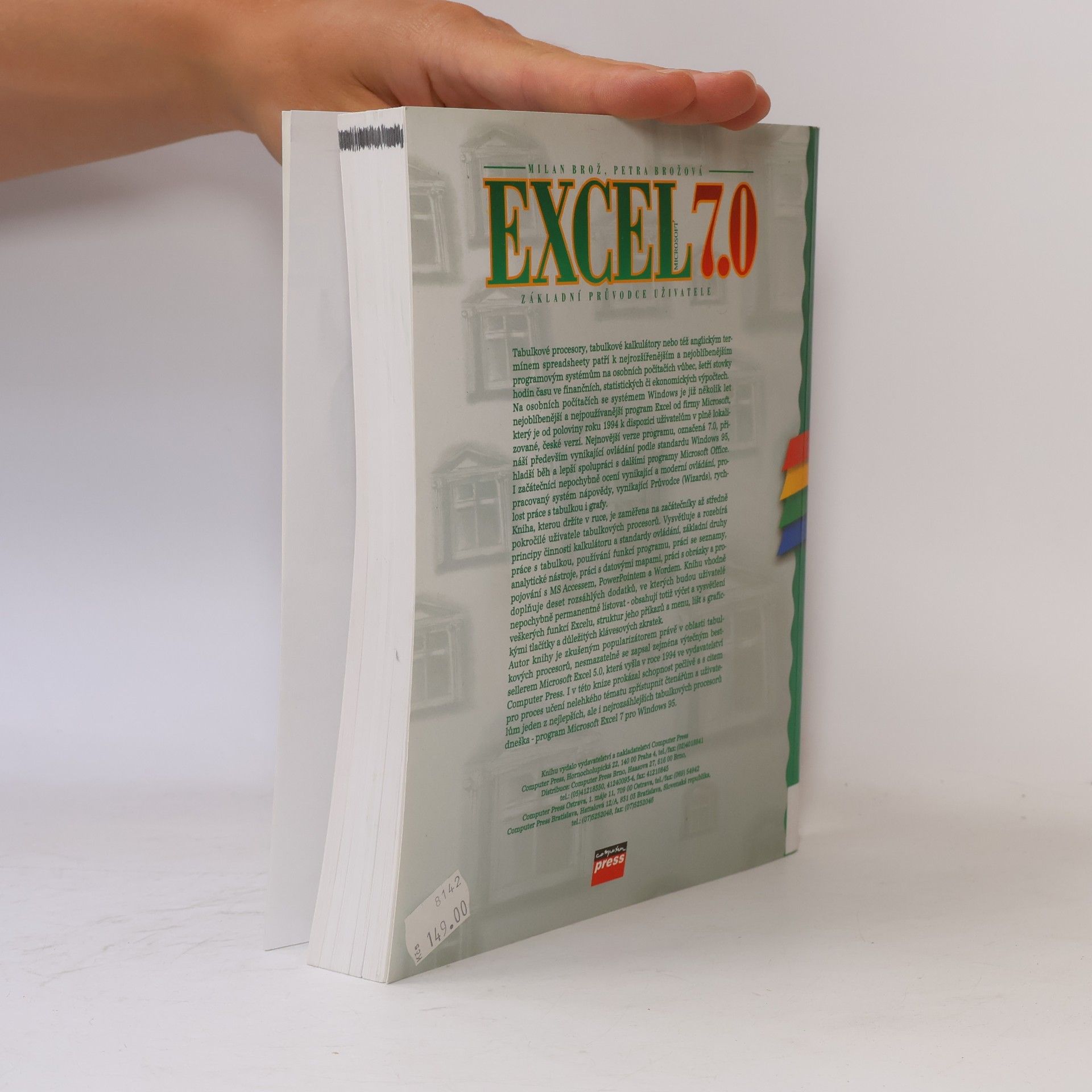 Milan Brož Excel 7.0 : Základní průvodce uživatele