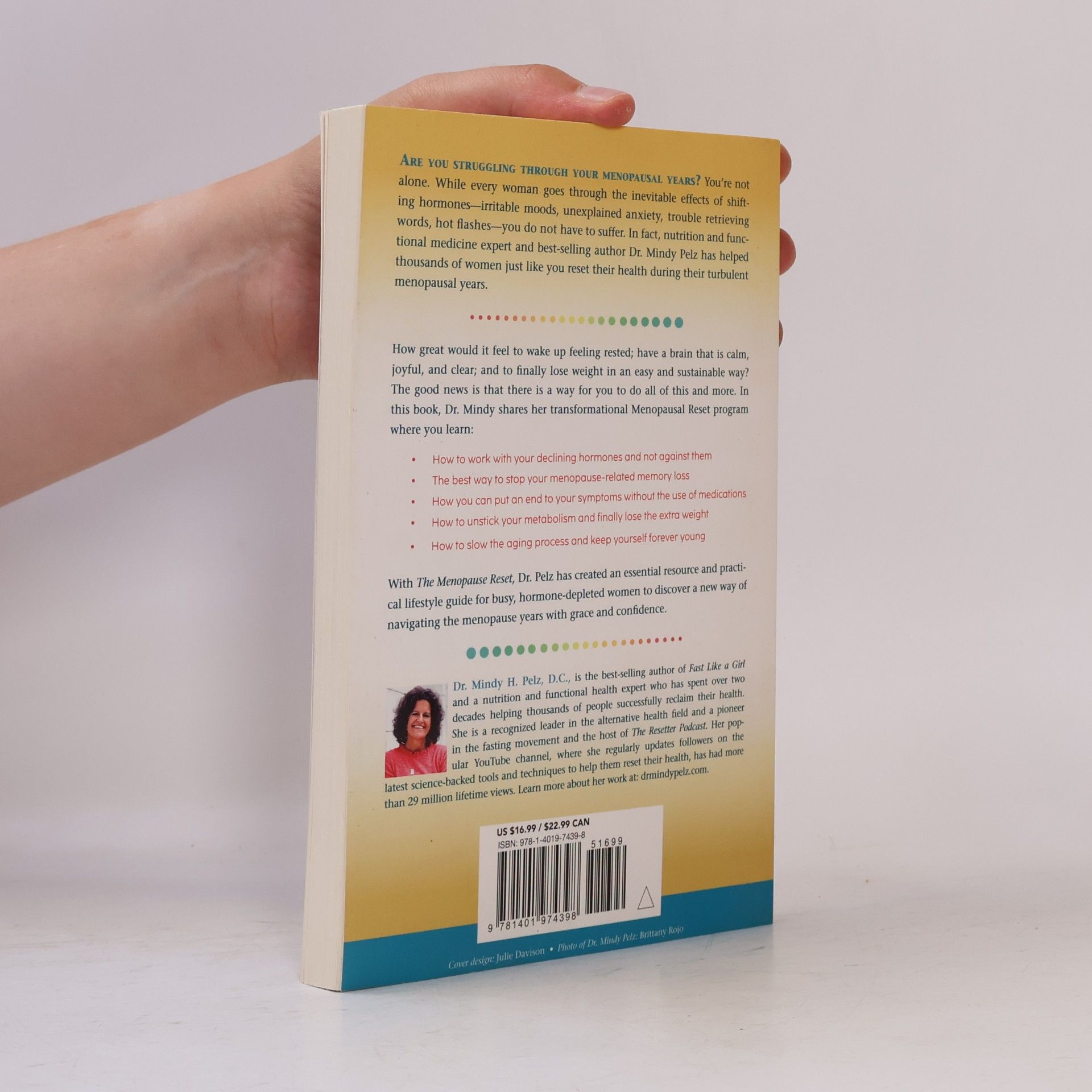 Dr. Mindy Pelz The Menopause Reset: Get Rid of Your Symptoms and Feel Like Your Younger Self Again