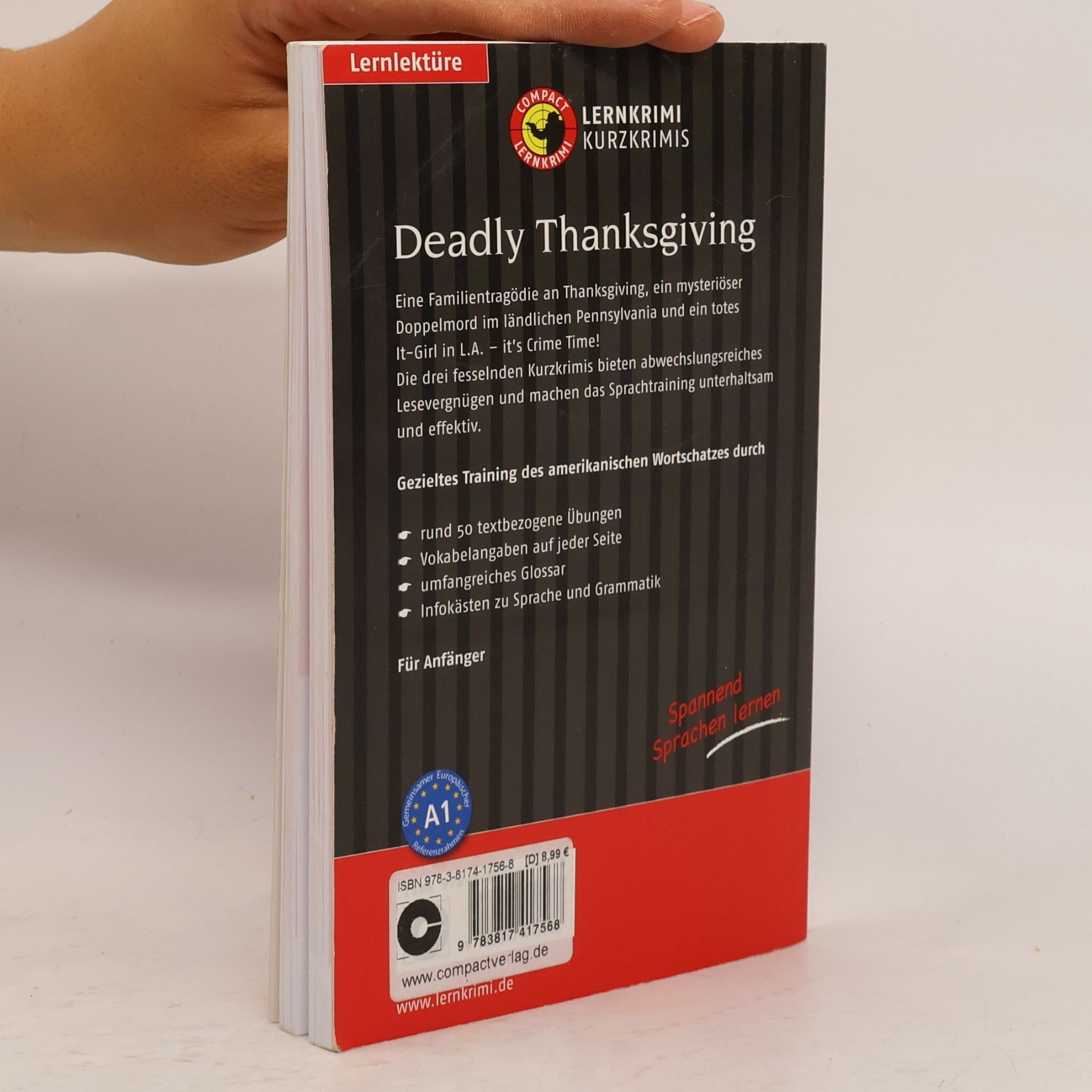 Timothy Woods Palma Lernkrimi Kurzkrimis - A1: Deadly Thanksgiving