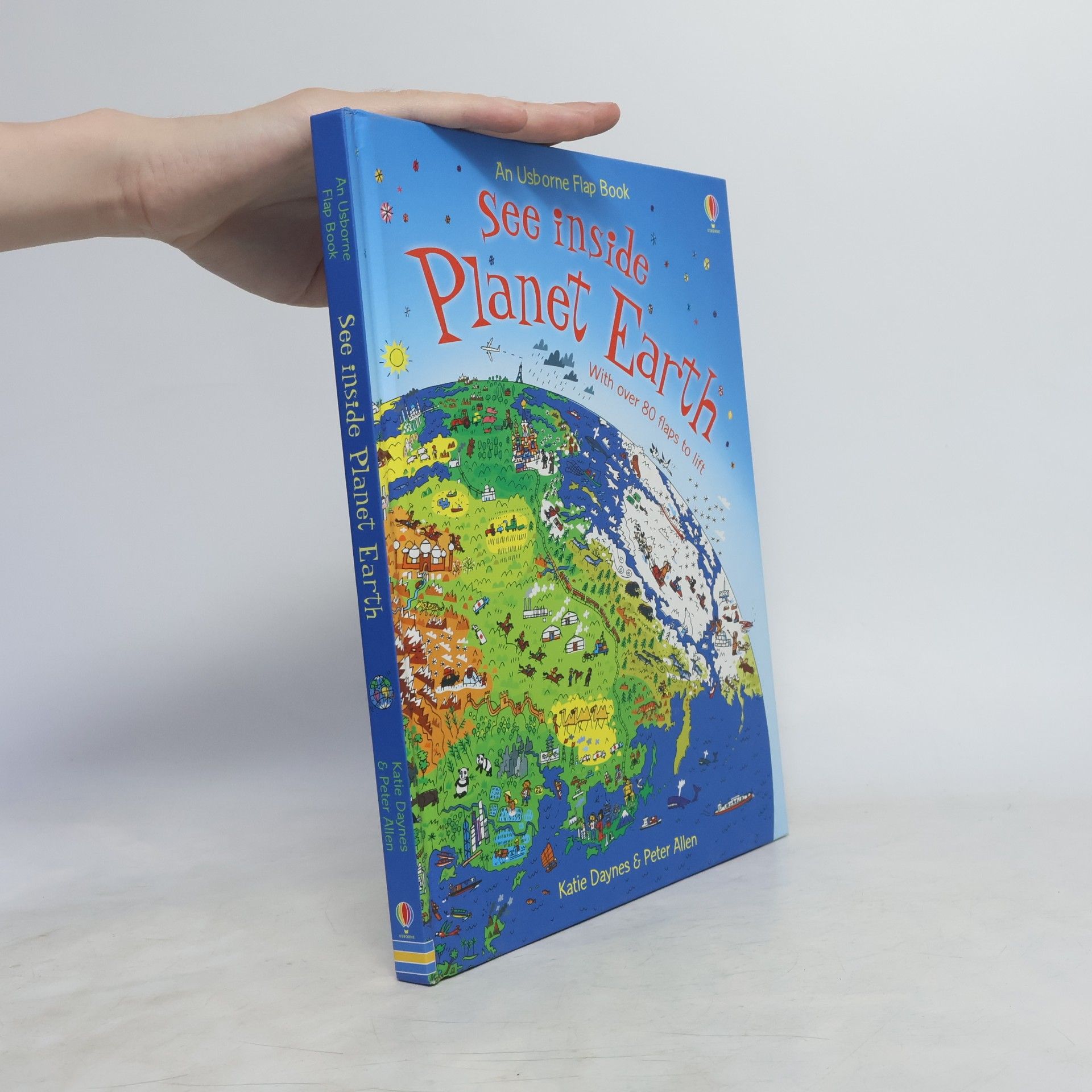 Katie Daynes An Usborne flap book see inside planet Earth : with over 80 flaps to lift