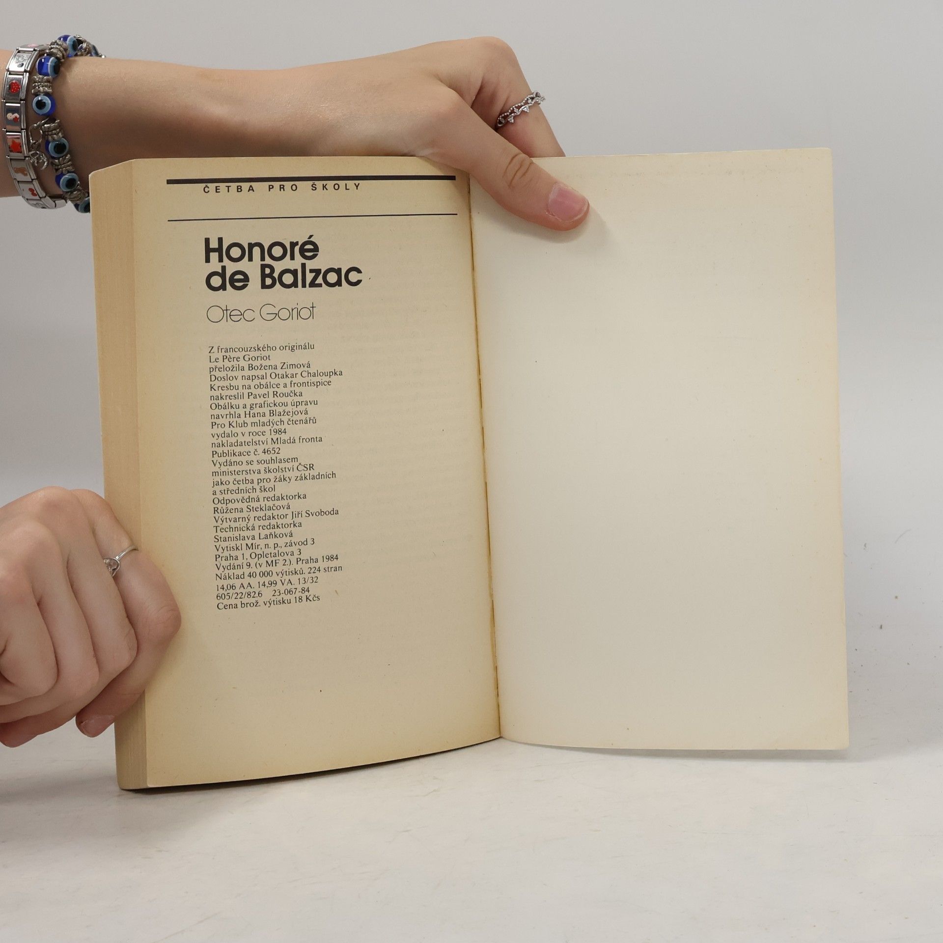 Honoré de Balzac Otec Goriot