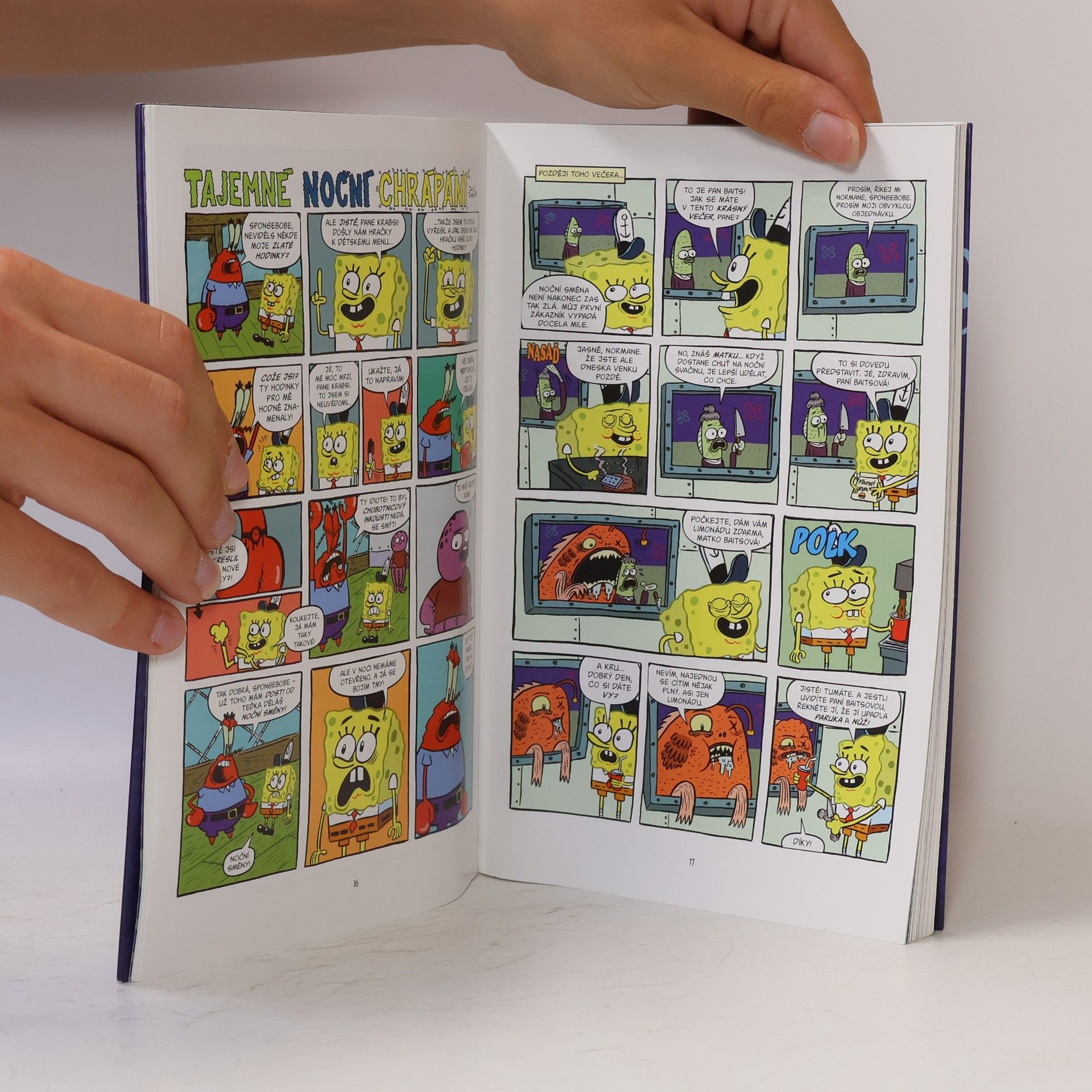 Stephen Hillenburg SpongeBob : komiks. Č. 3, Příběhy ze zakletého ananasu