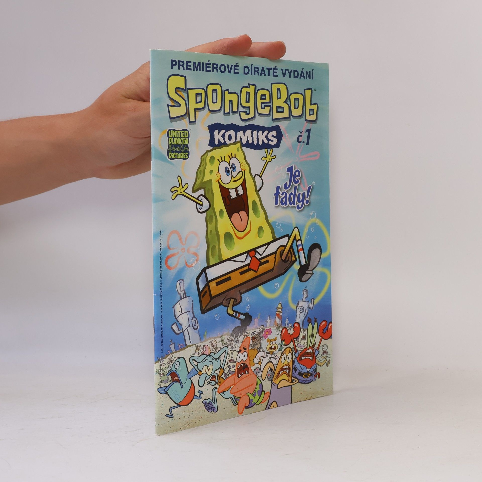 Stephen Hillenburg SpongeBob Komiks č. 1. Premiérové díraté vydání
