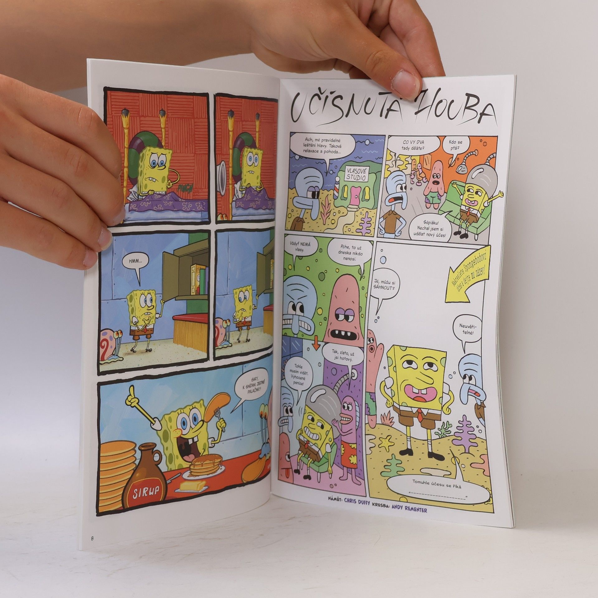 Stephen Hillenburg SpongeBob Komiks č. 1. Premiérové díraté vydání