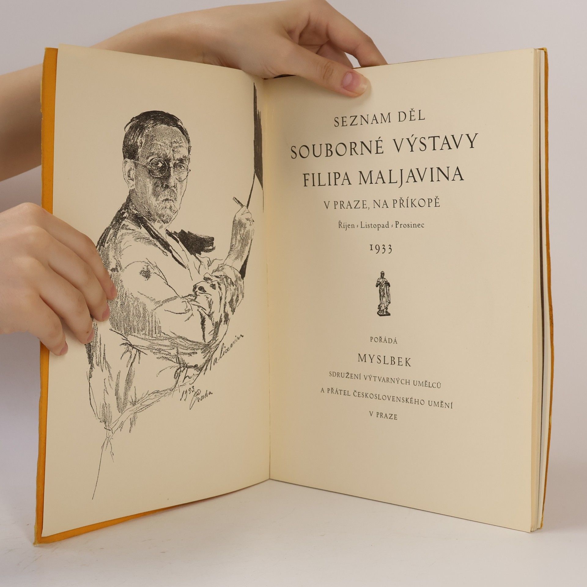 Filipp Andrejevič Maljavin Seznam děl souborné výstavy Filipa Maljavina v Praze, Na Příkopě : říjen - listopad - prosinec 1933