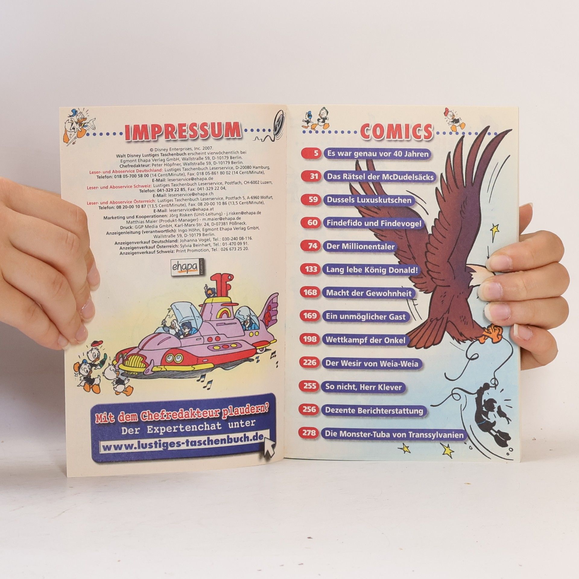 Walt Disney 40 Jahre Lustiges Taschenbuch 369.