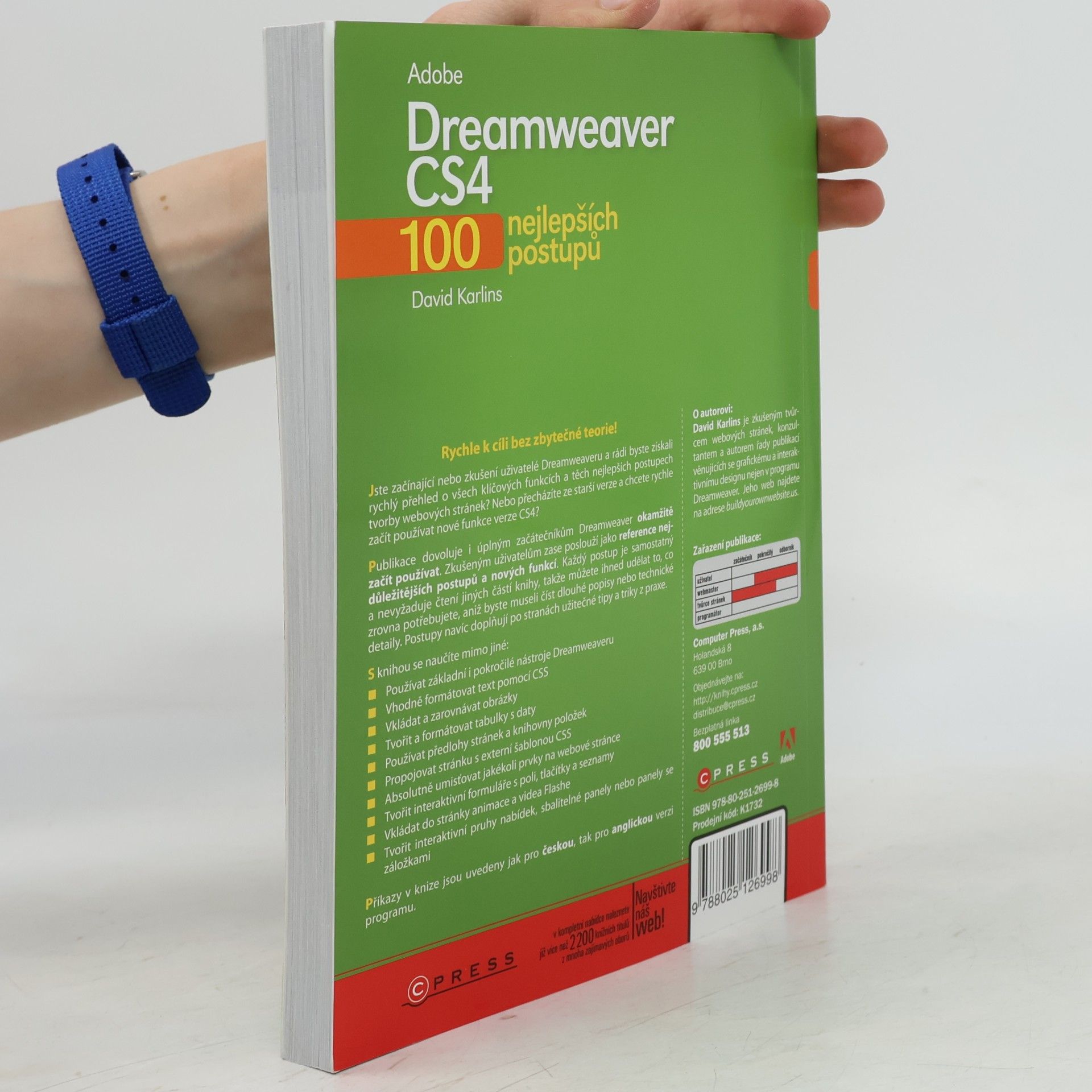 David Karlins Adobe Dreamweaver CS4. 100 nejlepších postupů