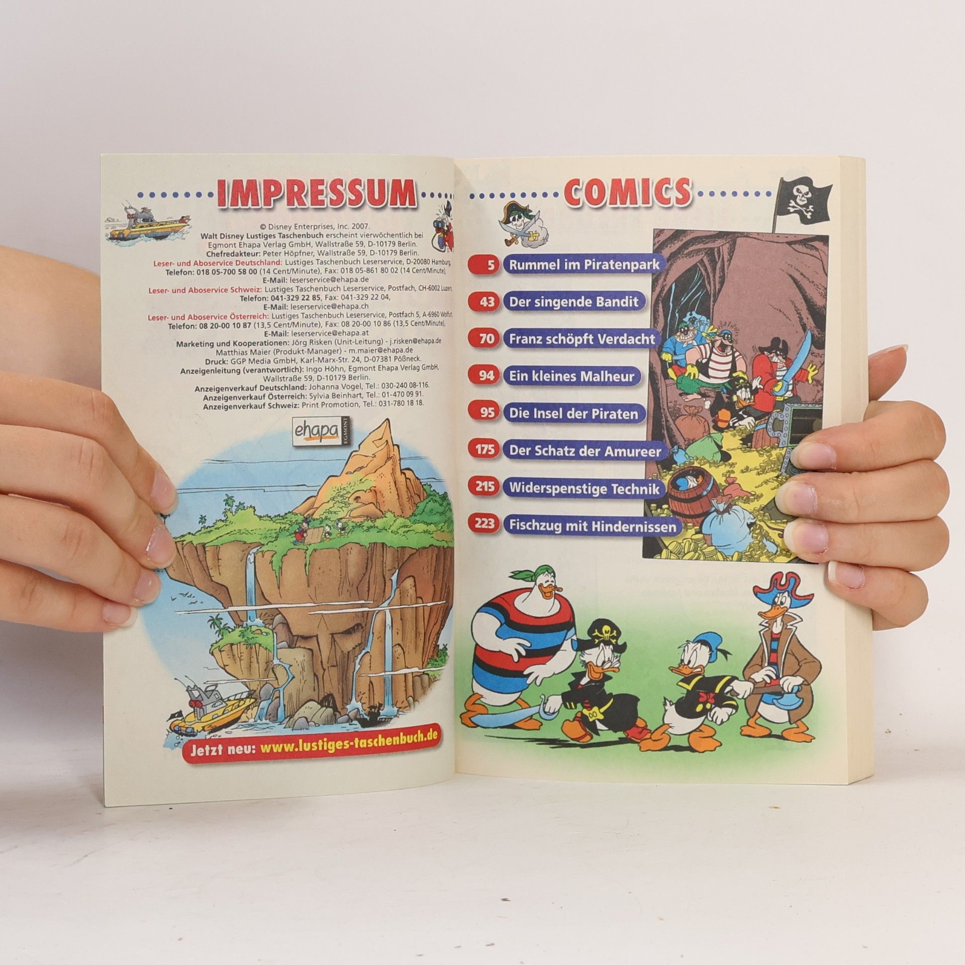 Walt Disney Lustiges Taschenbuch 365. Die Insel der Piraten