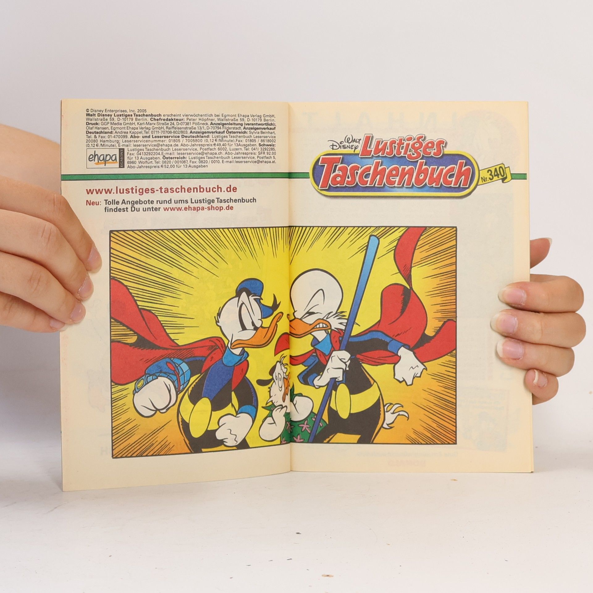 Walt Disney Lustiges Taschenbuch 340. Urlaubsgrüße aus Entenhausen